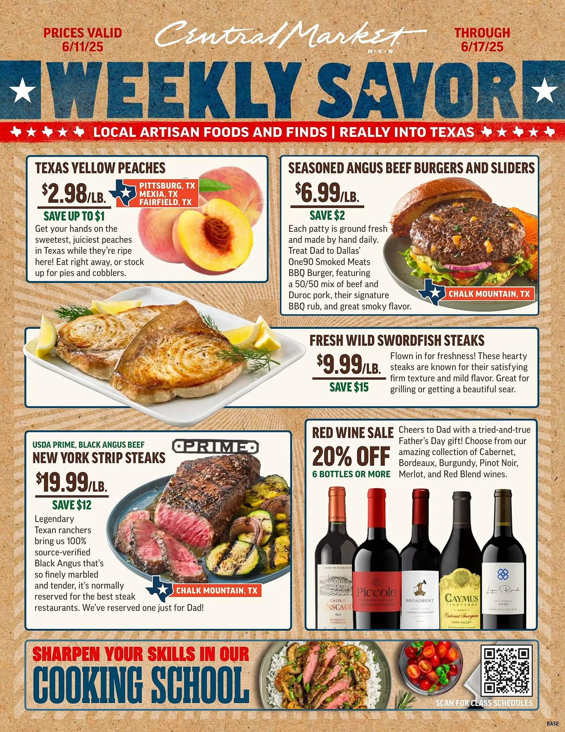 Weekly ad Central Market Weekly Ad from June 11 to June 17 2025 - Page 1