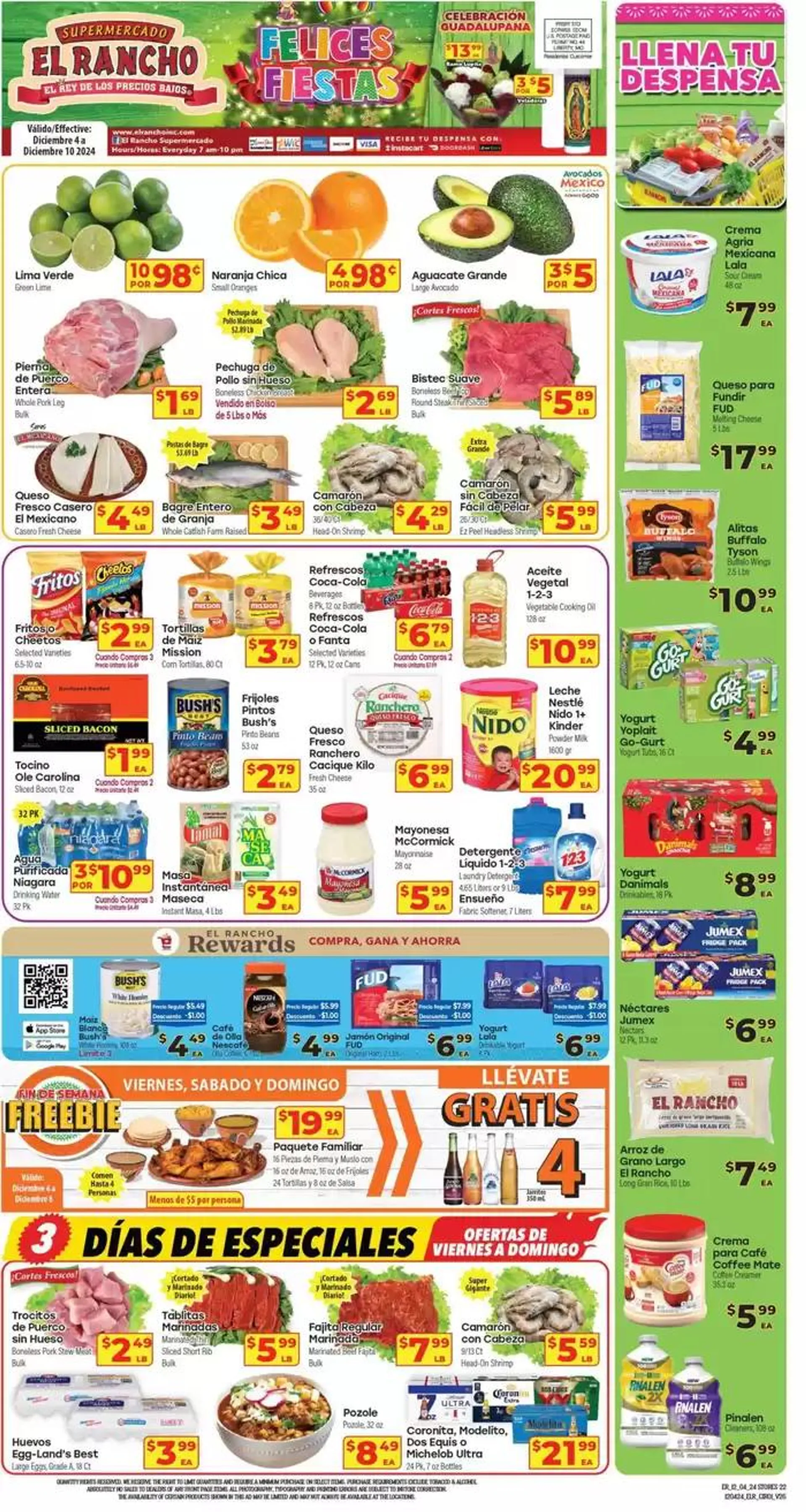 Supermercado El Rancho Weekly ad - 1