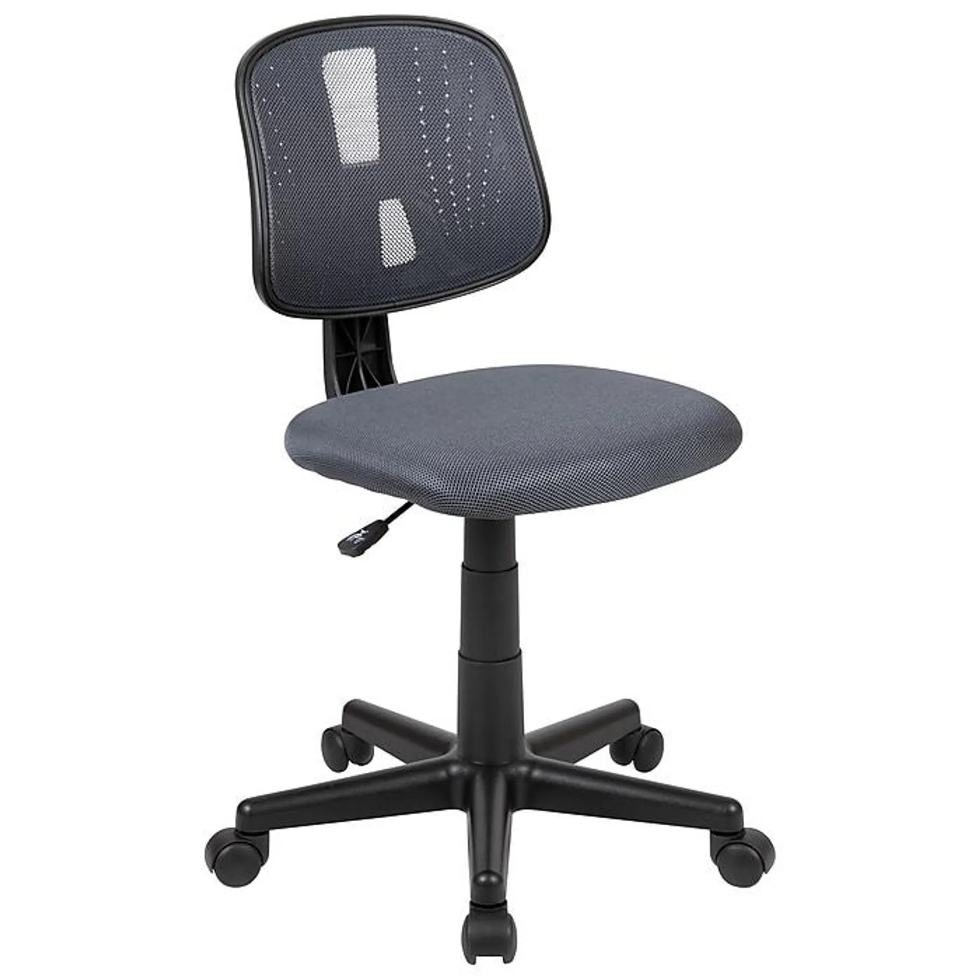 Flash Furniture Flash Fundamentals Armless Ergonomic Mesh Swivel Mid-Back Task Office Chair,