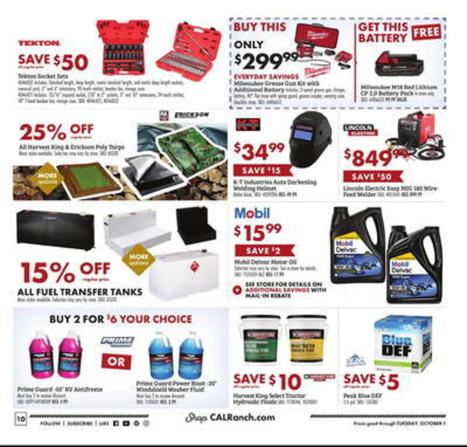 Weekly ad C A L Ranch Stores Weekly Ad from September 25 to October 1 2024 - Page 10