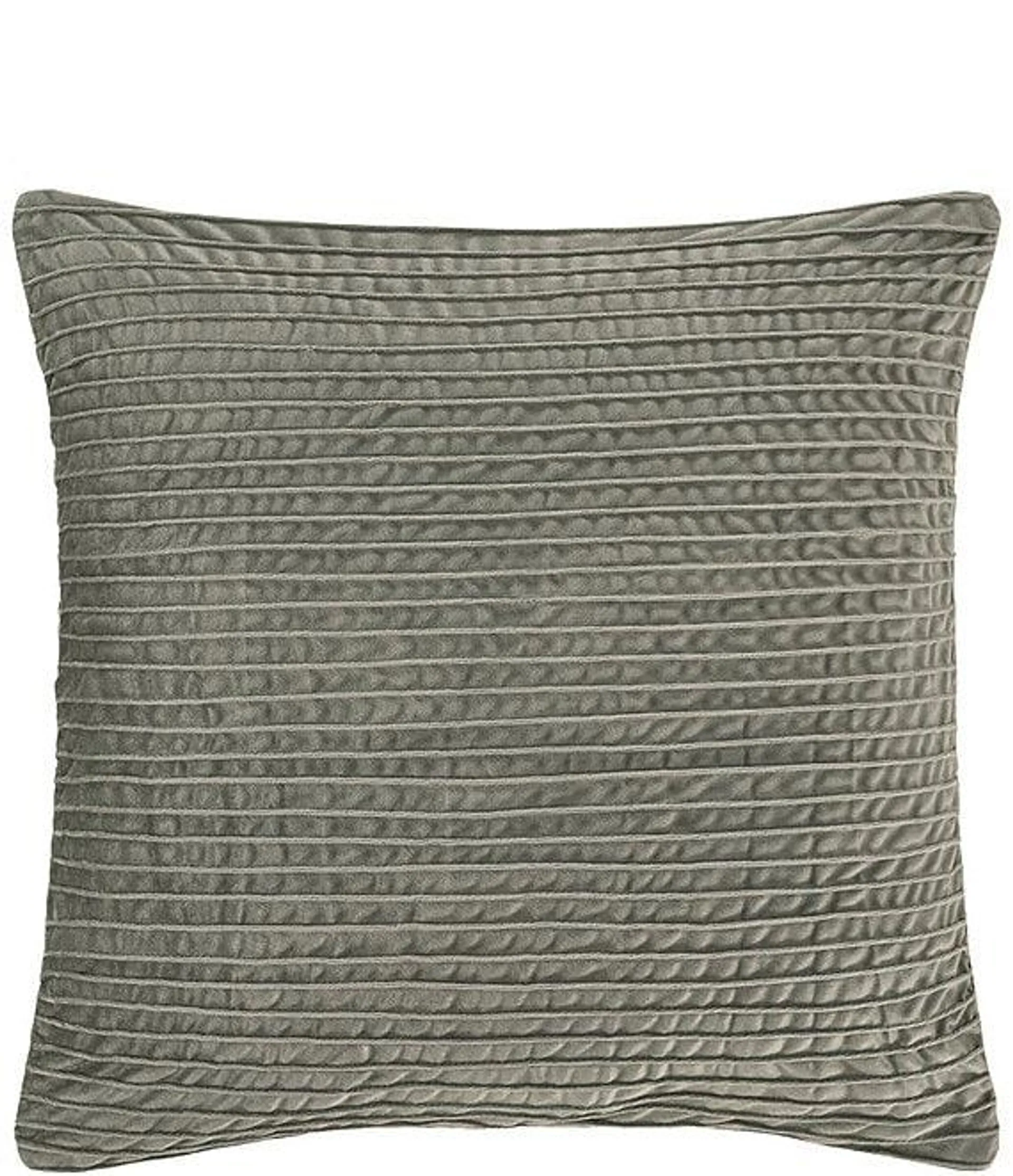 Townsend Straight Pleated Square Decorative Pillow Cover