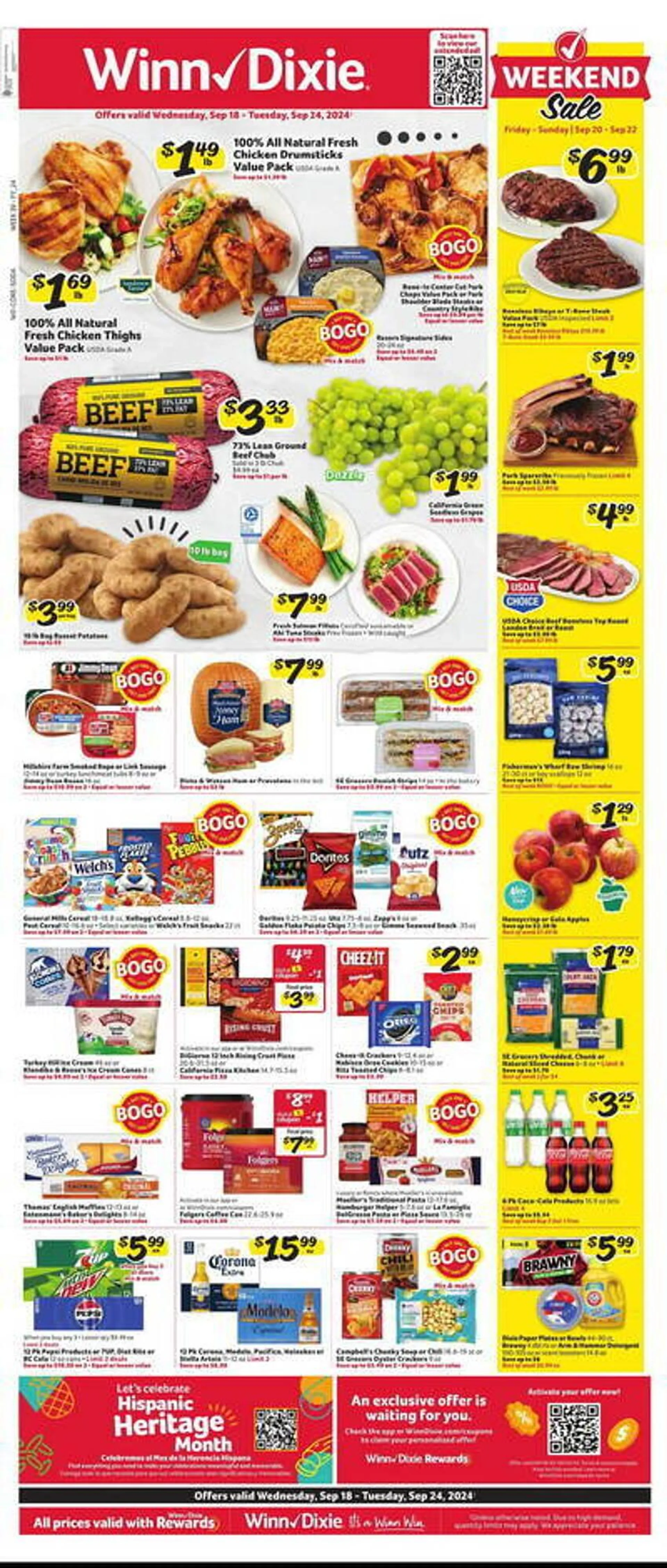 Winn Dixie Weekly Ad - 1