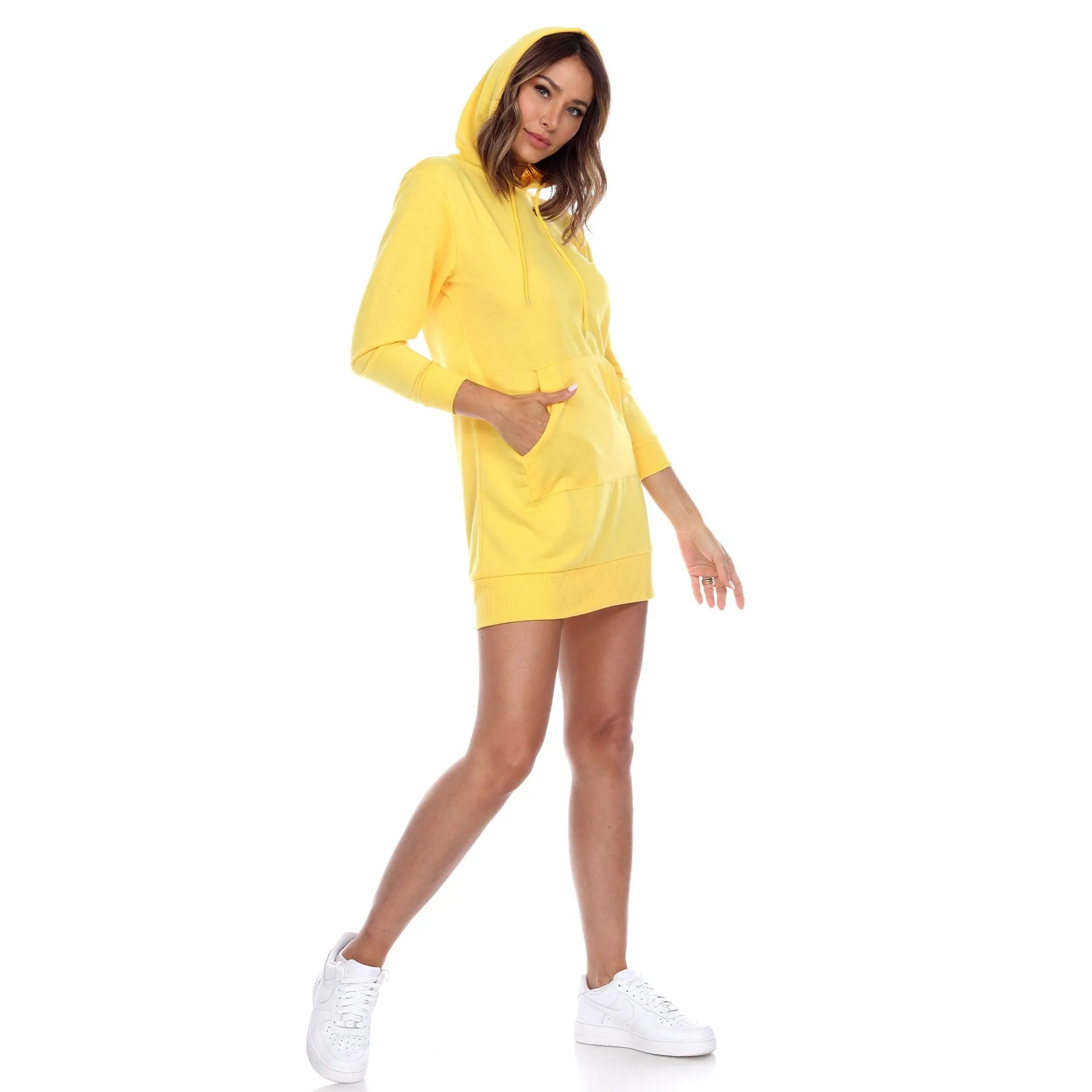 Women's Hoodie Sweatshirt Dress (9 Colors Available)