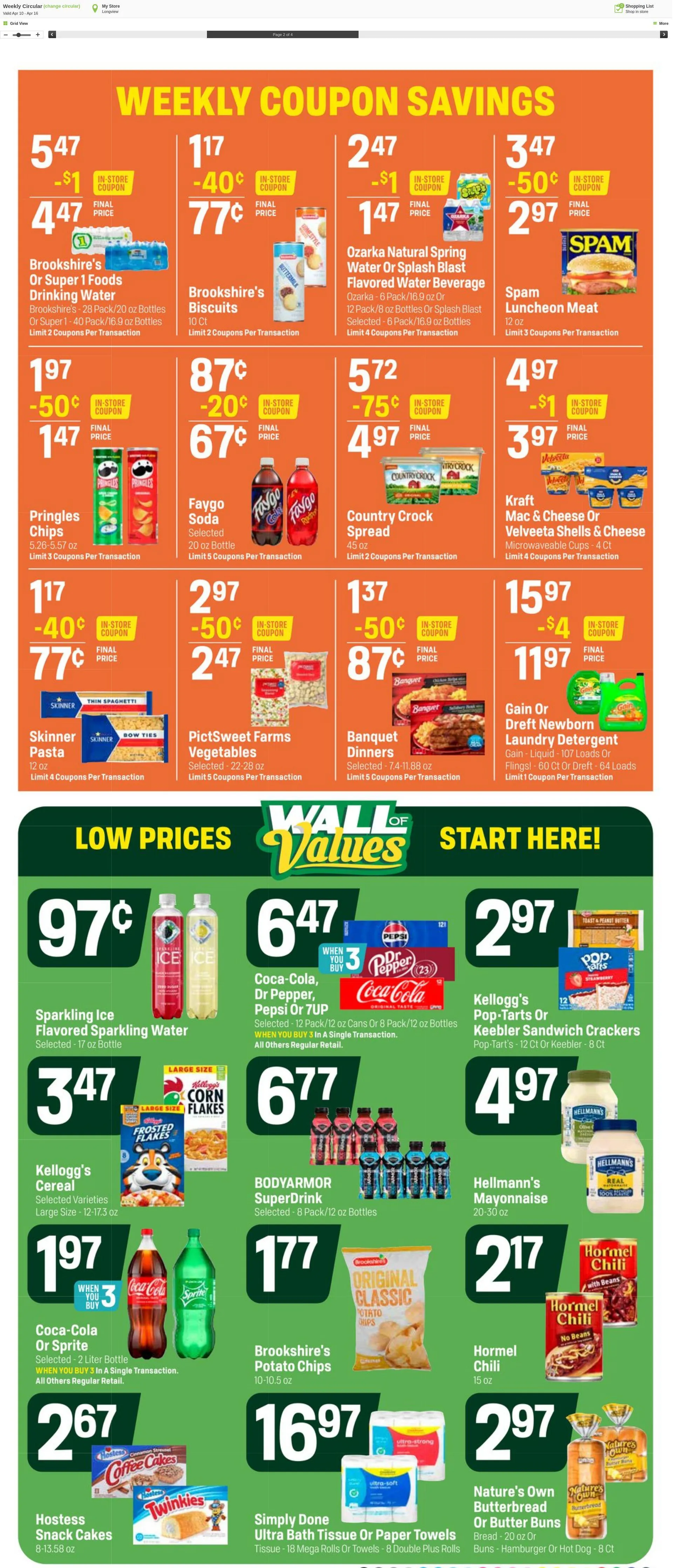 Weekly ad Super1Foods from April 10 to April 16 2024 - Page 2