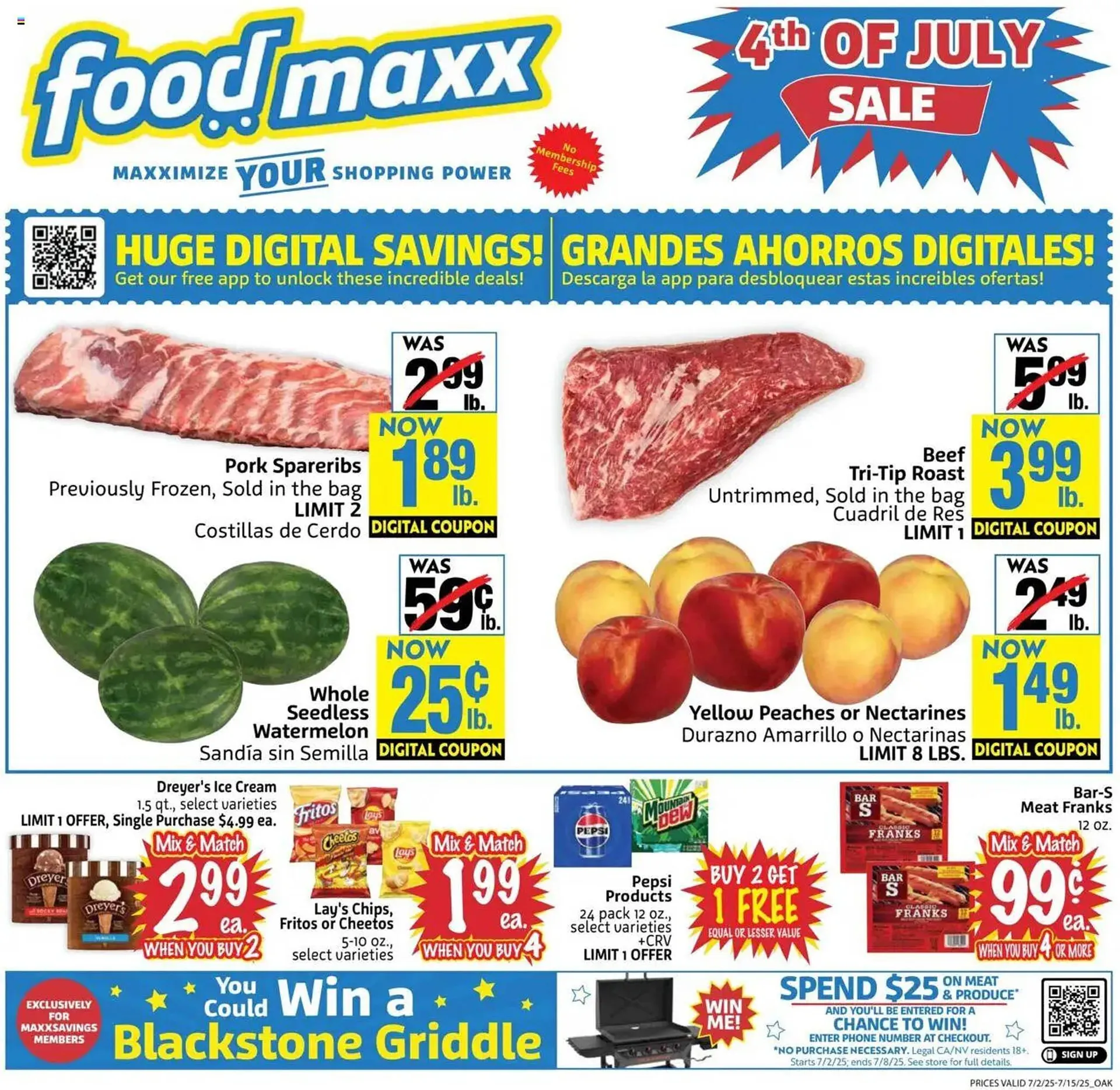 Weekly ad Foodmaxx Weekly Ad from July 2 to July 16 2025 - Page 1