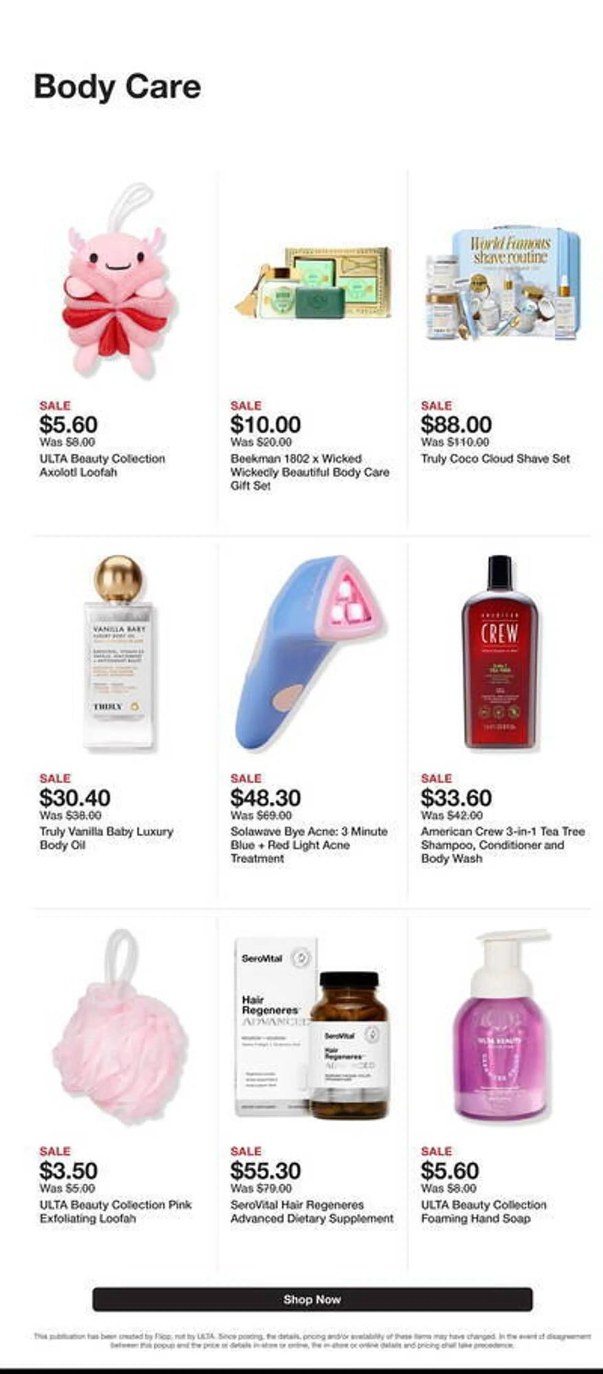 Weekly ad Ulta Beauty Weekly Ad from January 6 to January 12 2025 - Page 6