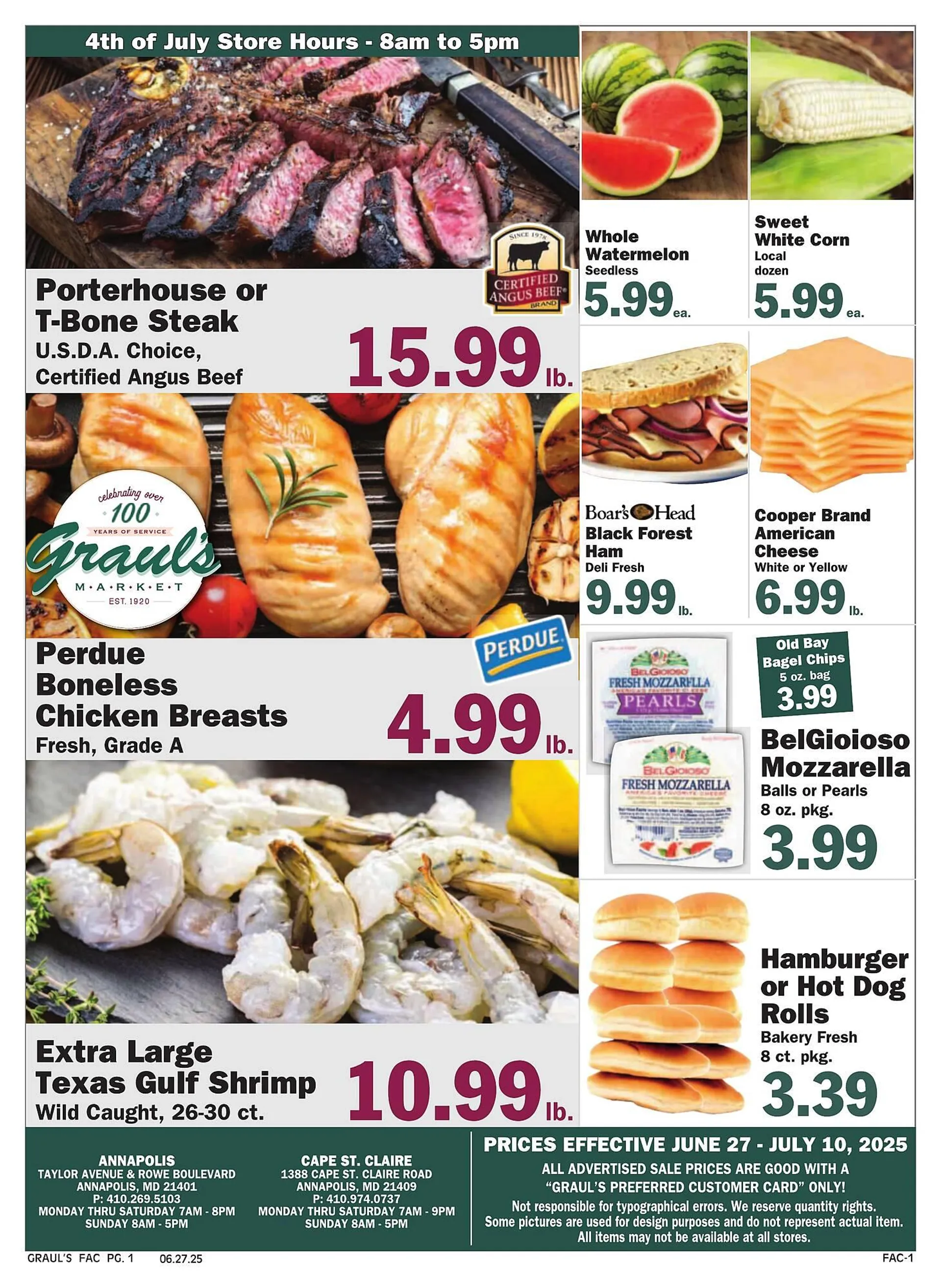 Grauls Market Weekly Ad - 1