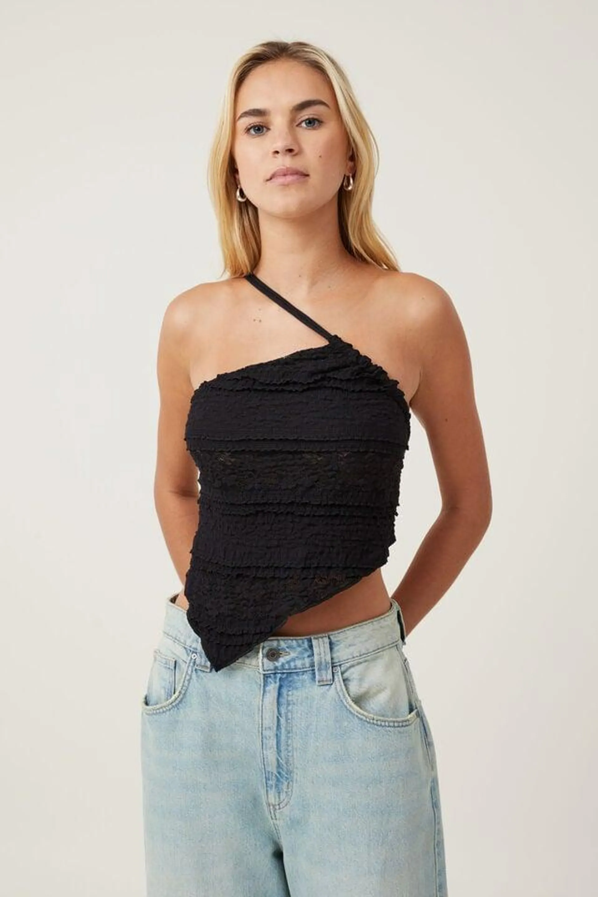 Eden Asymmetric Tie Back Cami