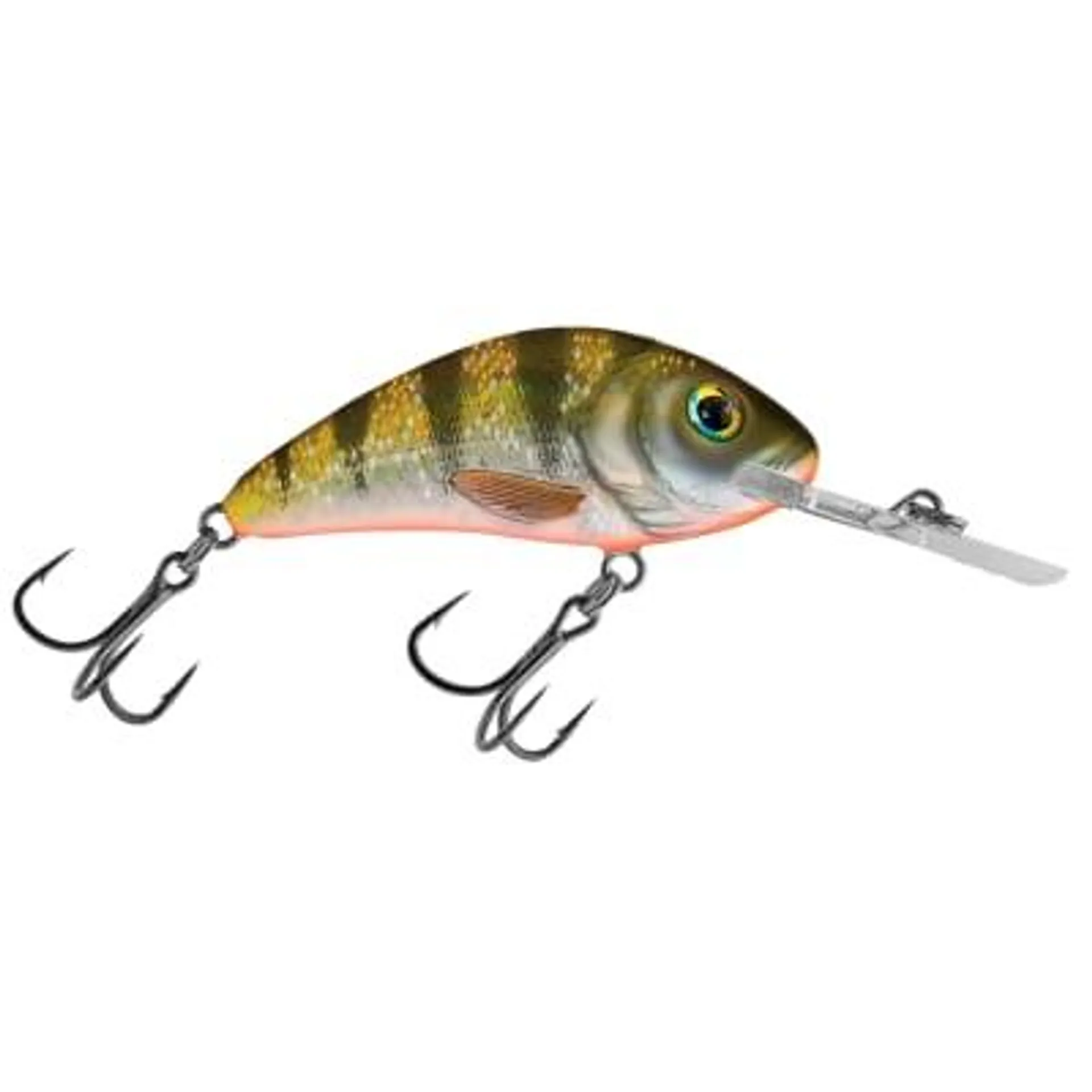 Salmo Rattlin' Hornet Floating Yellow Holographic Perch Crankbait