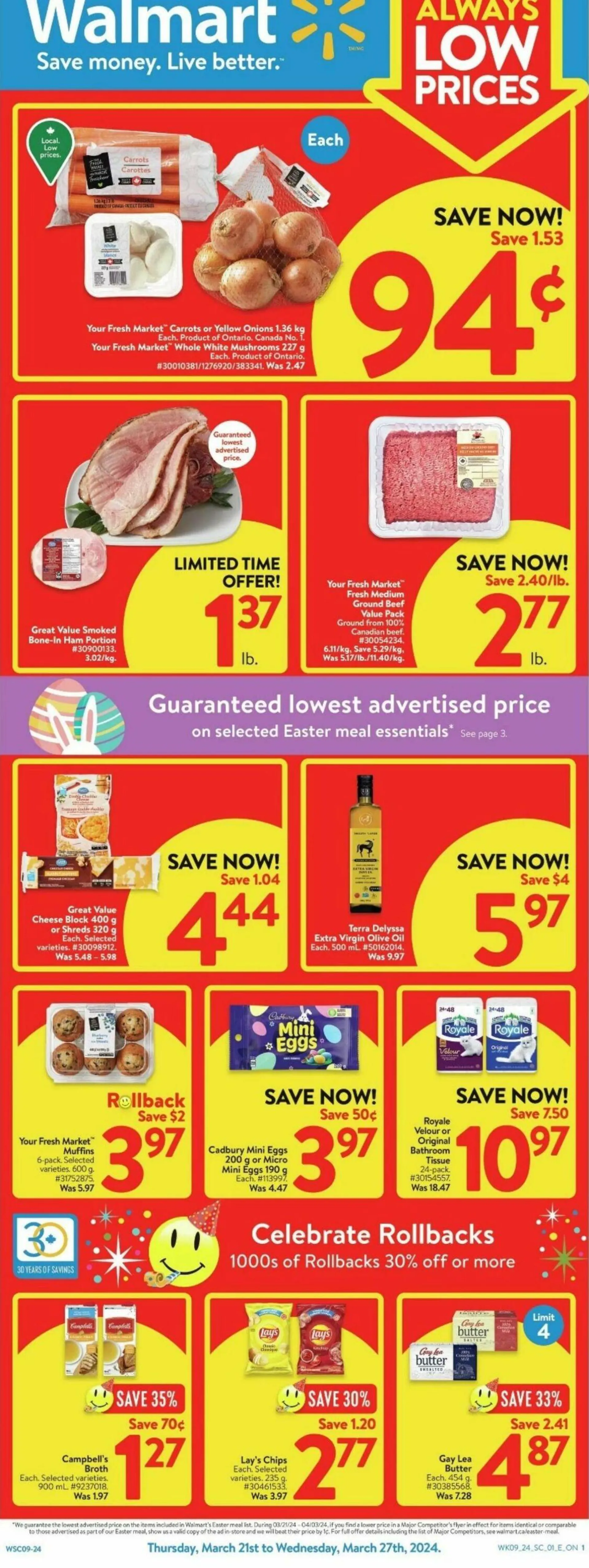 Weekly ad Walmart Current weekly ad from March 20 to March 27 2024 - Page 1
