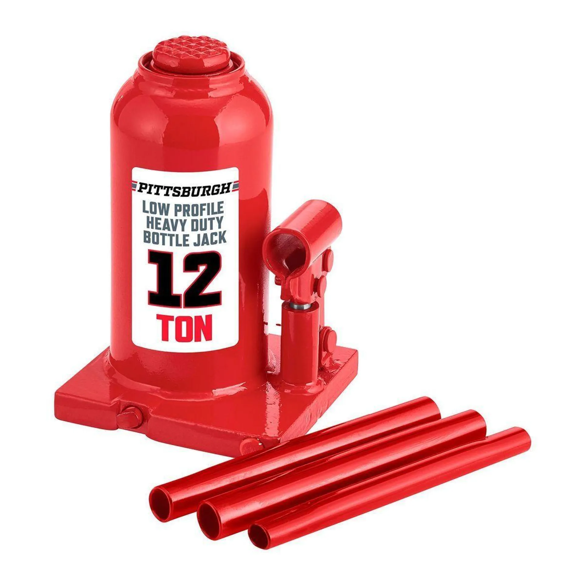 12 Ton Hydraulic Low-Profile Bottle Jack