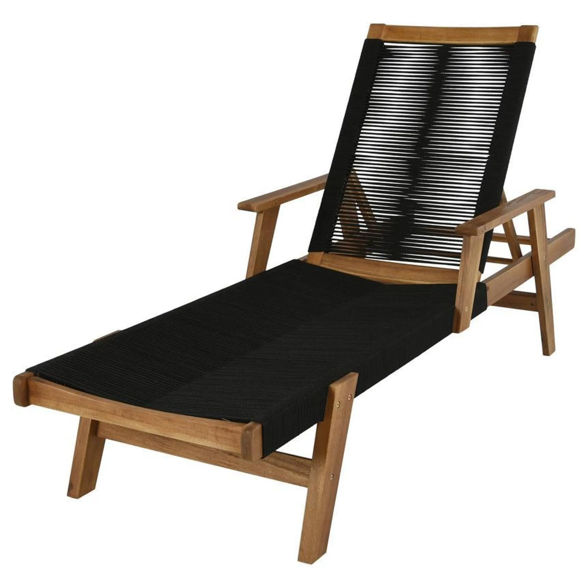 Laguna Black Chaise Lounge