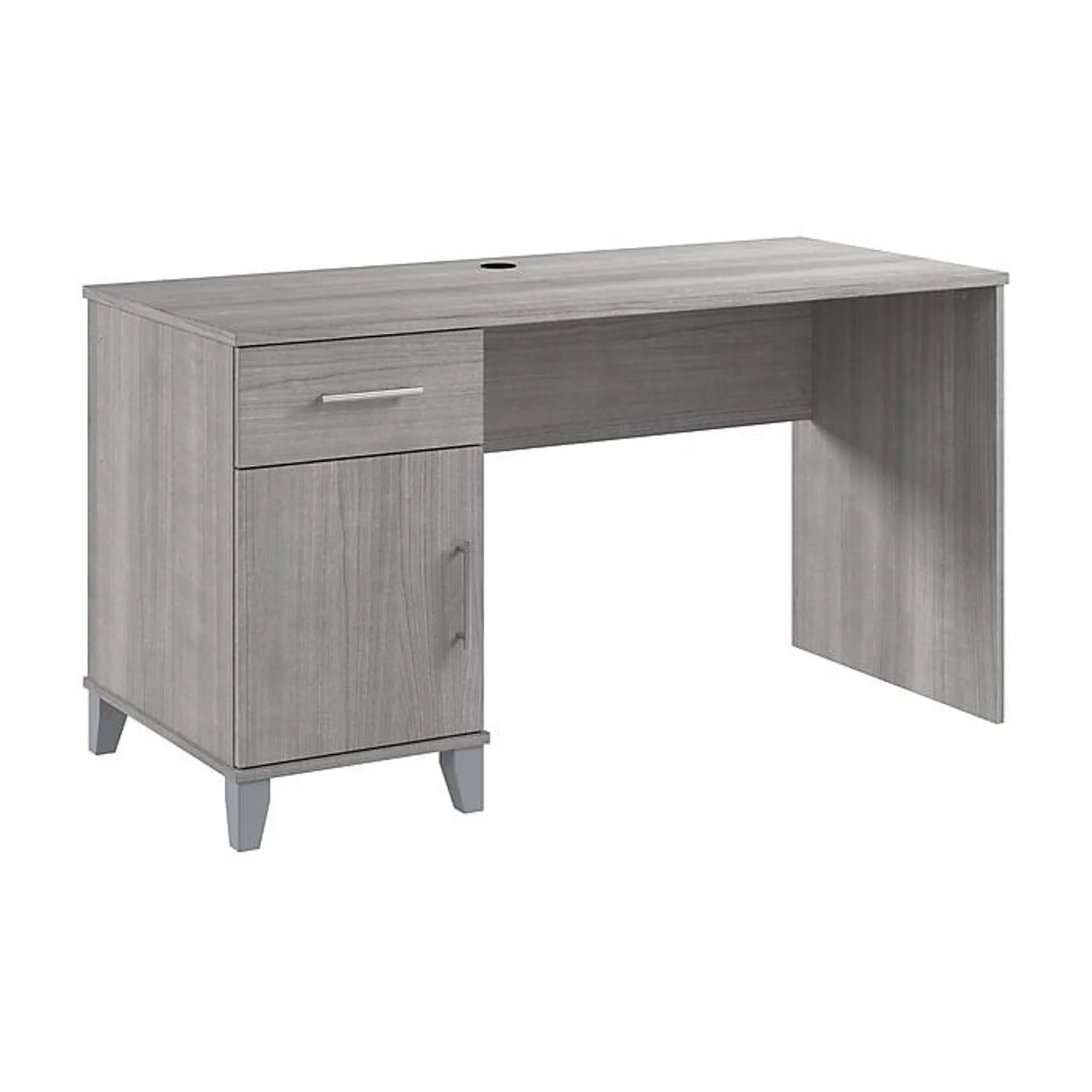 Bush Furniture Somerset 54"W Office Desk with Drawer and Storage Cabinet,