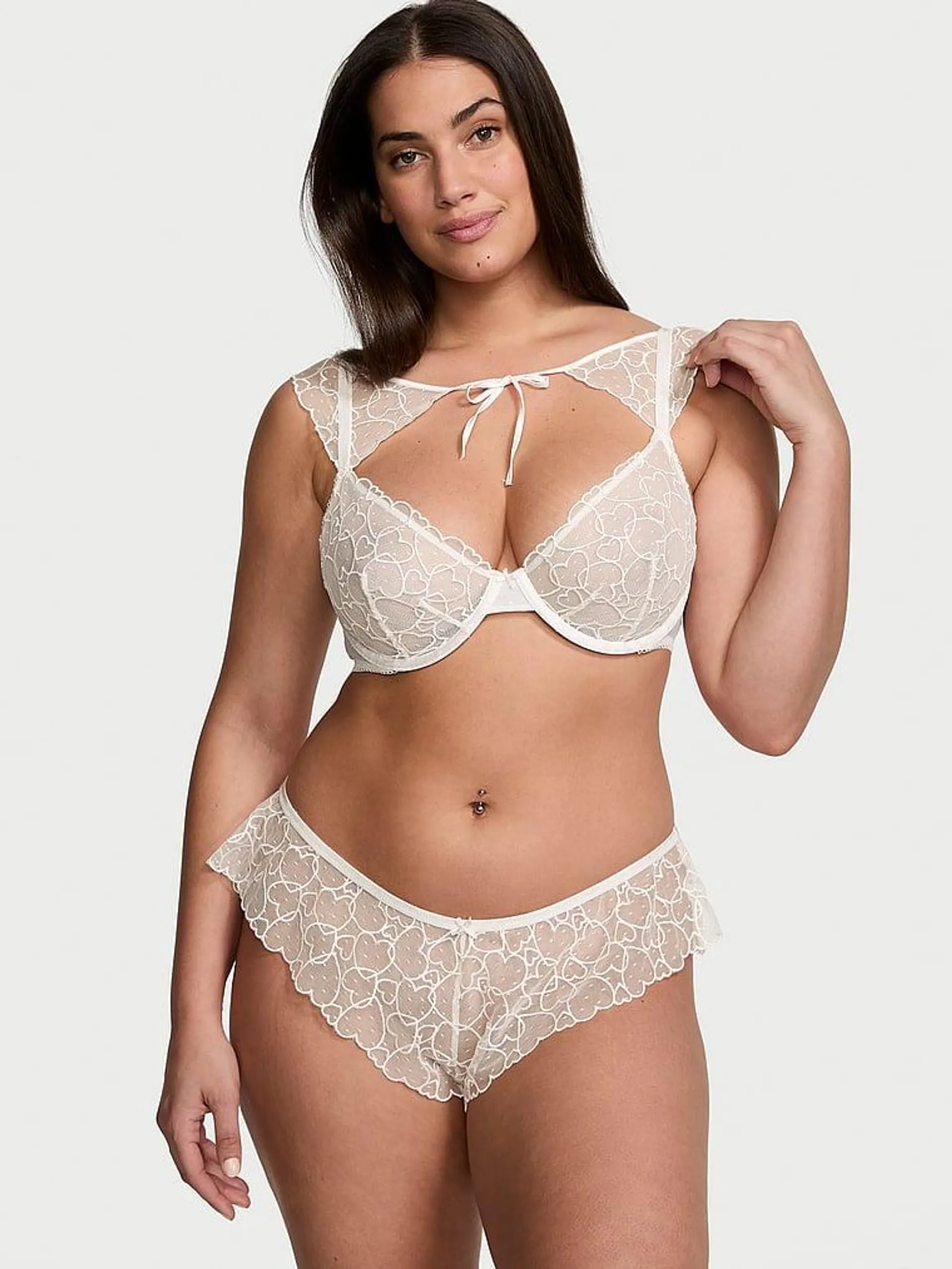 Tease Bridal Cap-Sleeve Unlined Demi Bra