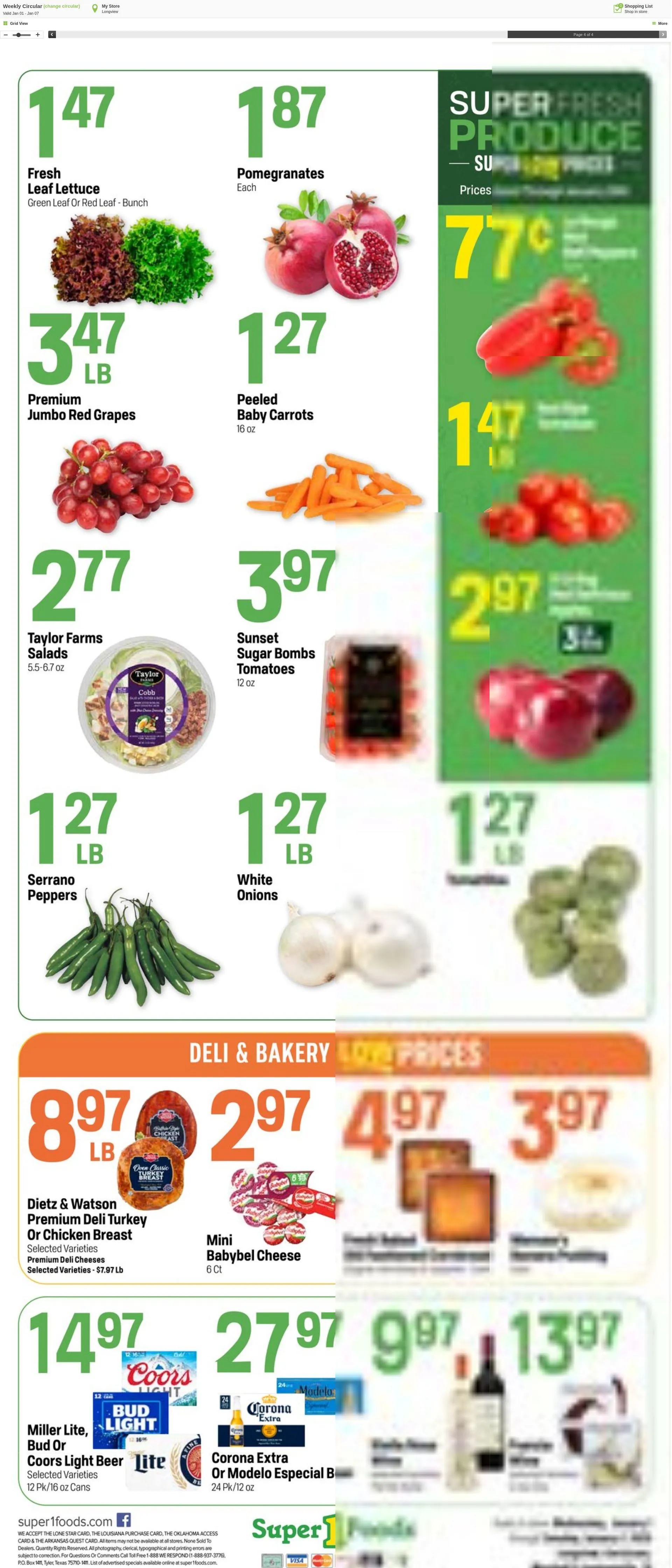 Weekly ad Super1Foods from January 1 to January 7 2025 - Page 4