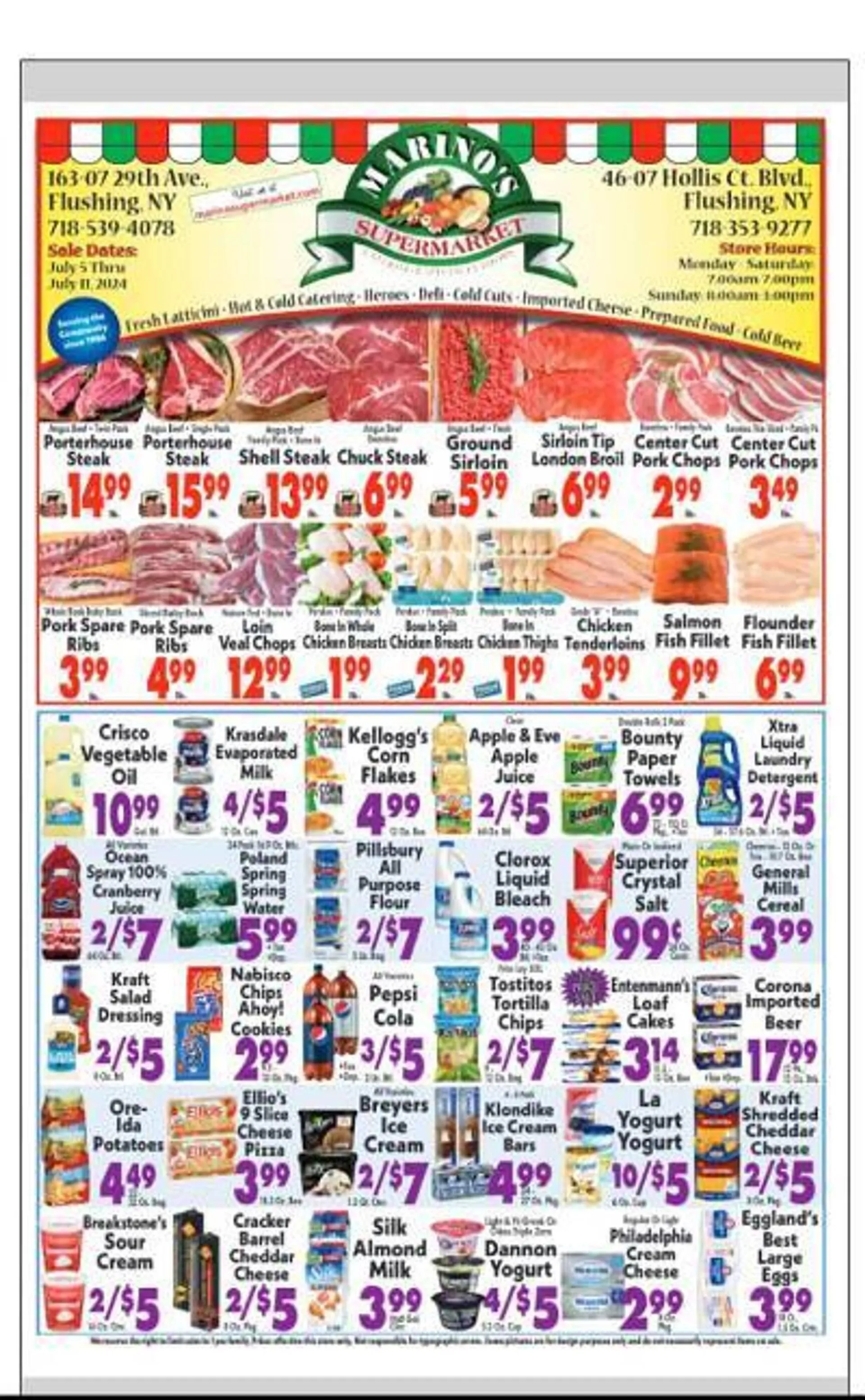 Marinos Supermarket Weekly Ad - 1