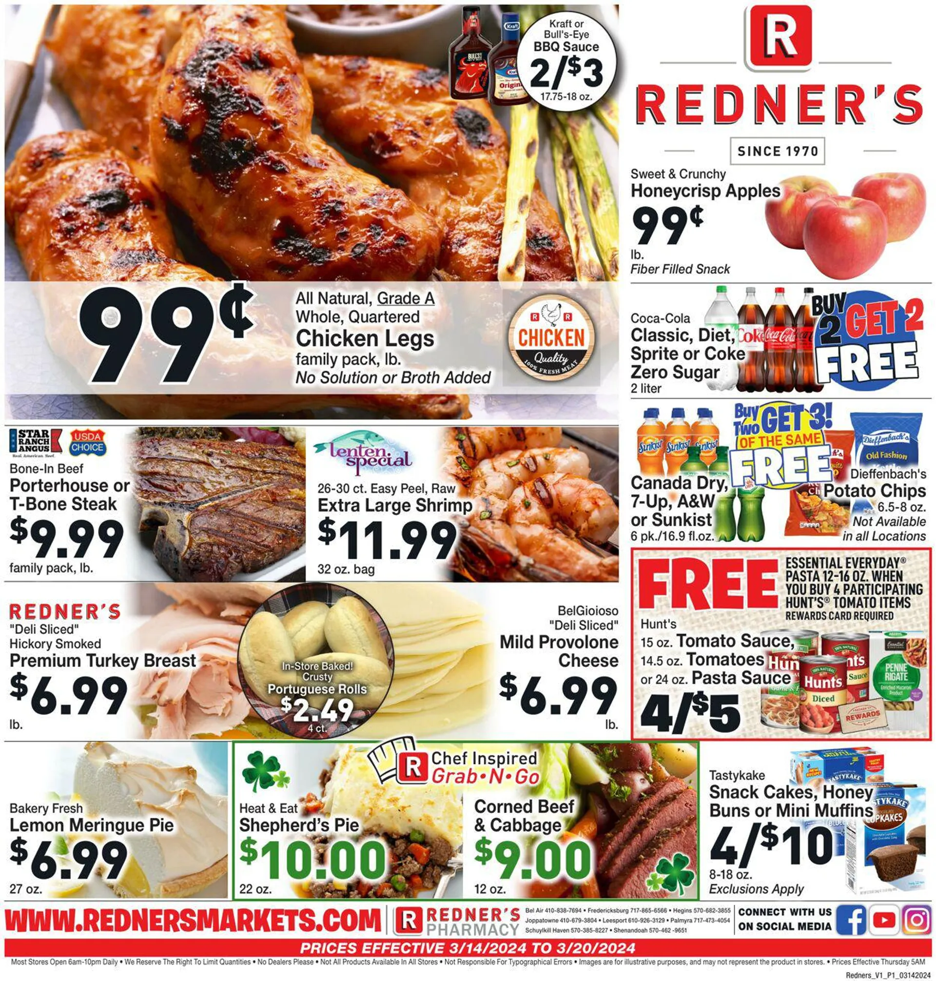 Weekly ad Redner’s Warehouse Market Current weekly ad from March 14 to March 20 2024 - Page 