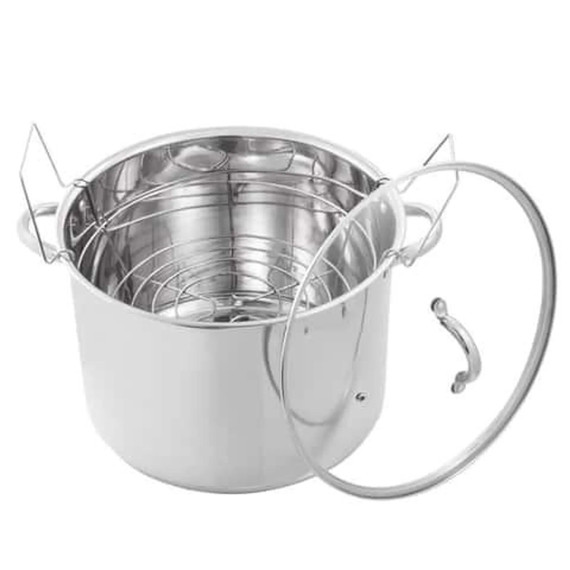 McSunley Stainless Steel Canner 12.25 in. 21.5 qt Silver