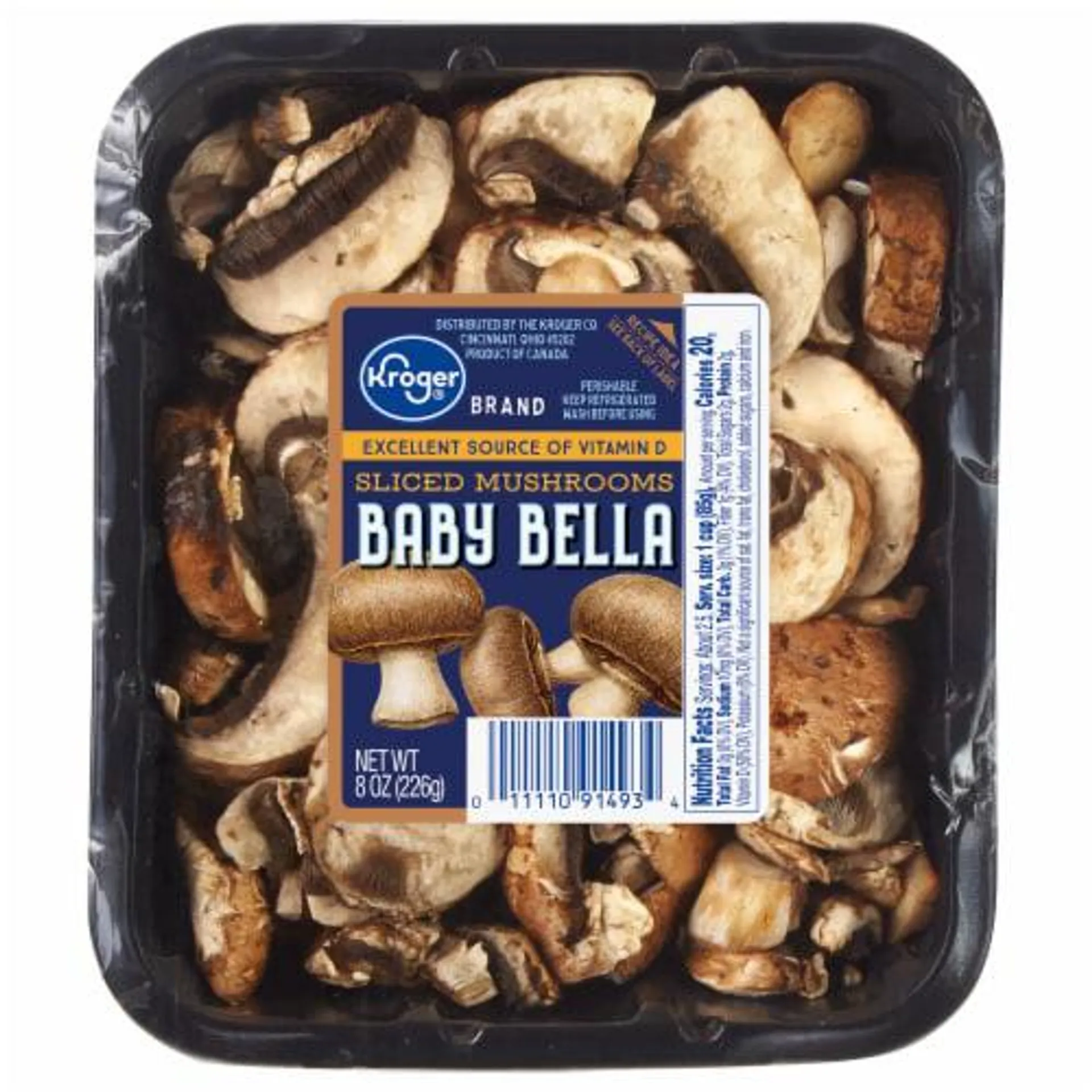 Baby Bella Sliced Mushrooms