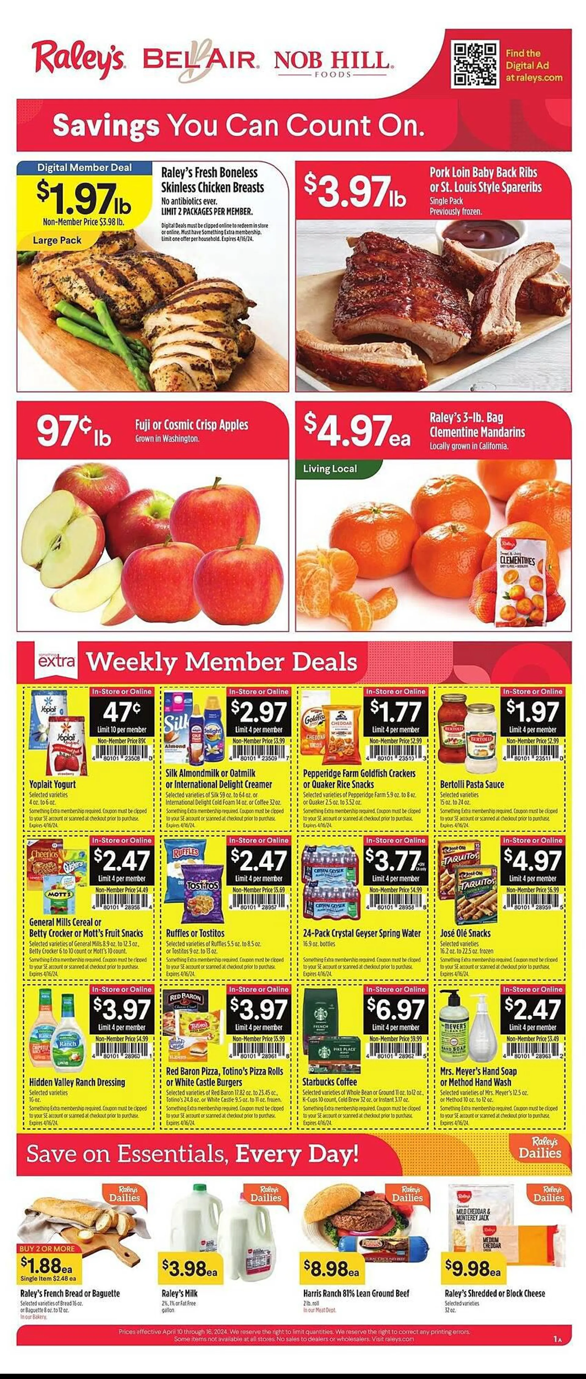 Weekly ad Nob Hill Weekly Ad from April 10 to April 16 2024 - Page 