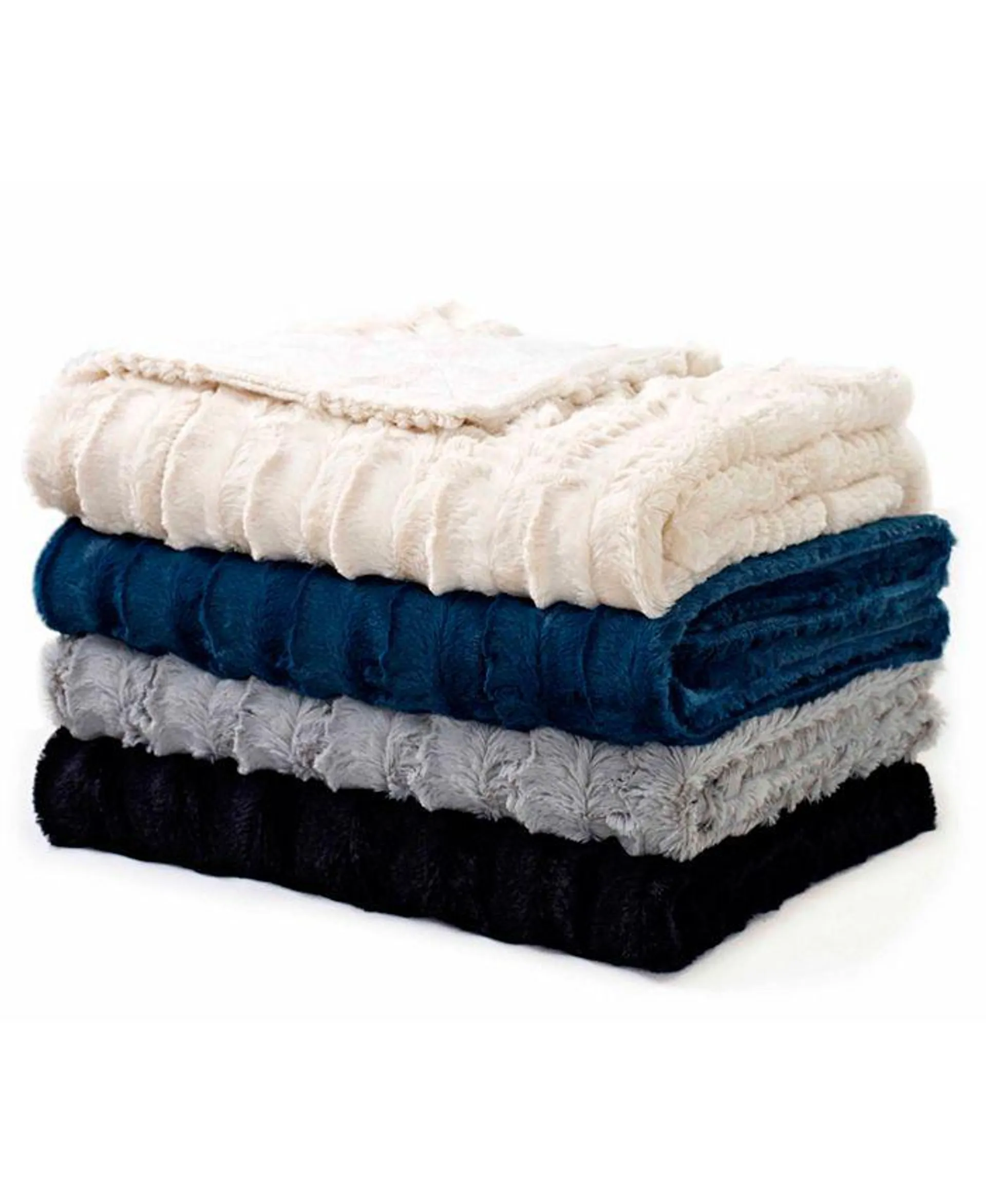 CLOSEOUT! Cathay Faux Fur Throw