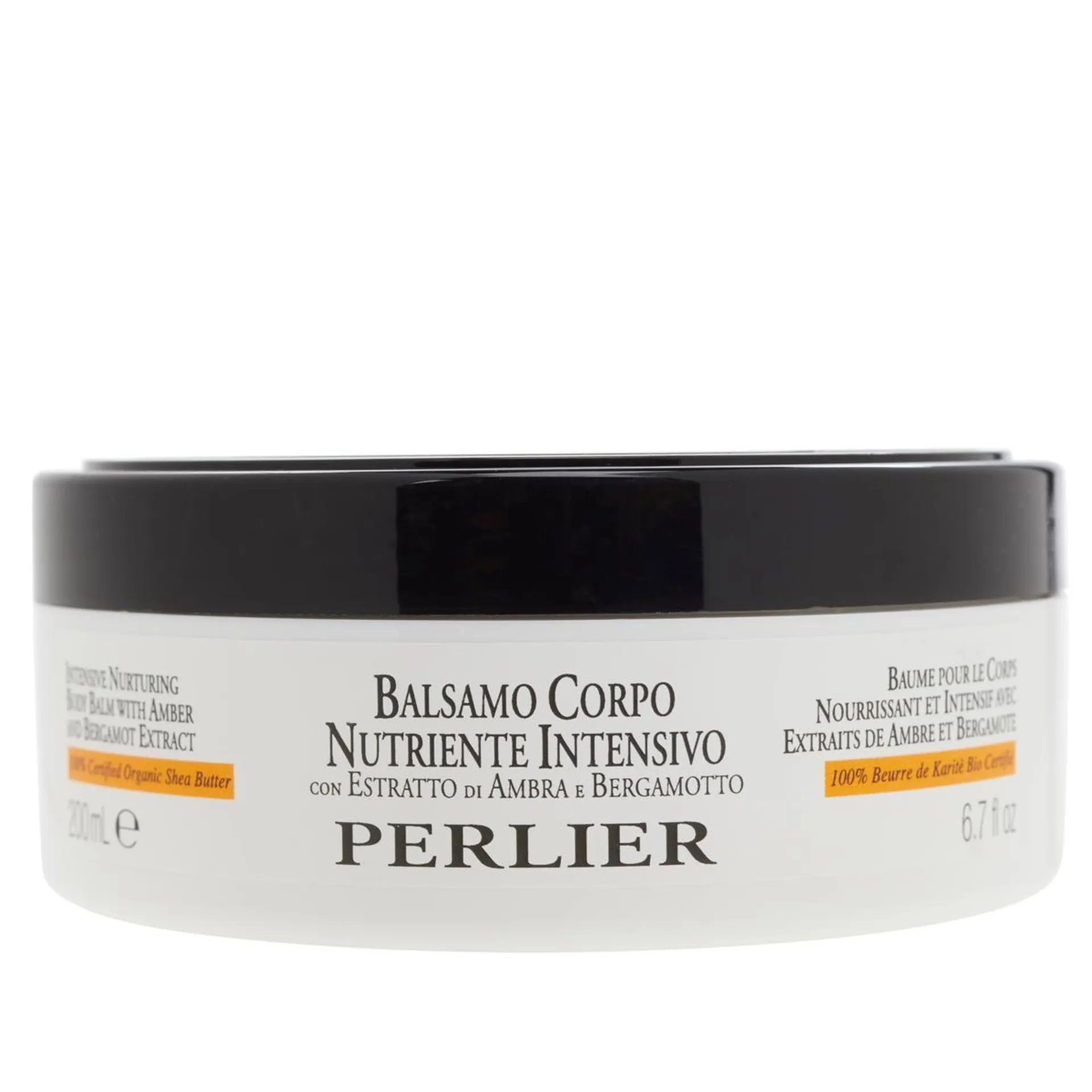 Perlier Shea Butter with Amber & Bergamot Body Cream