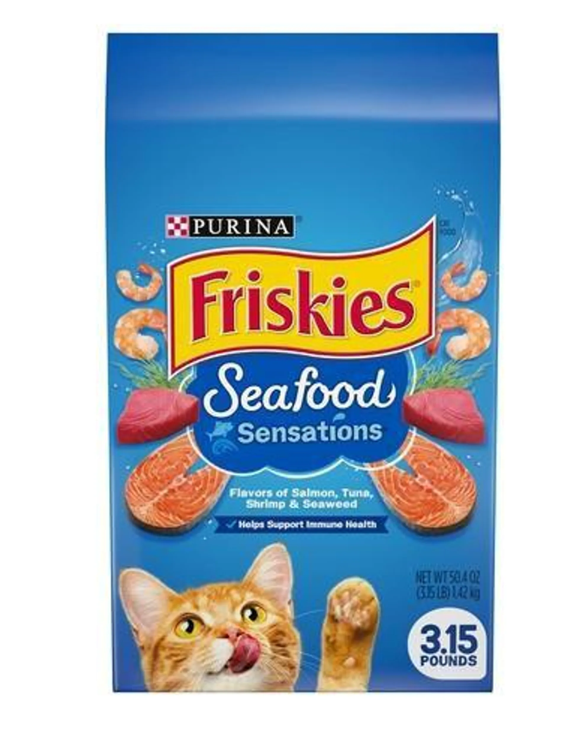 FRISKIES CAT FOOD SEAFOOD