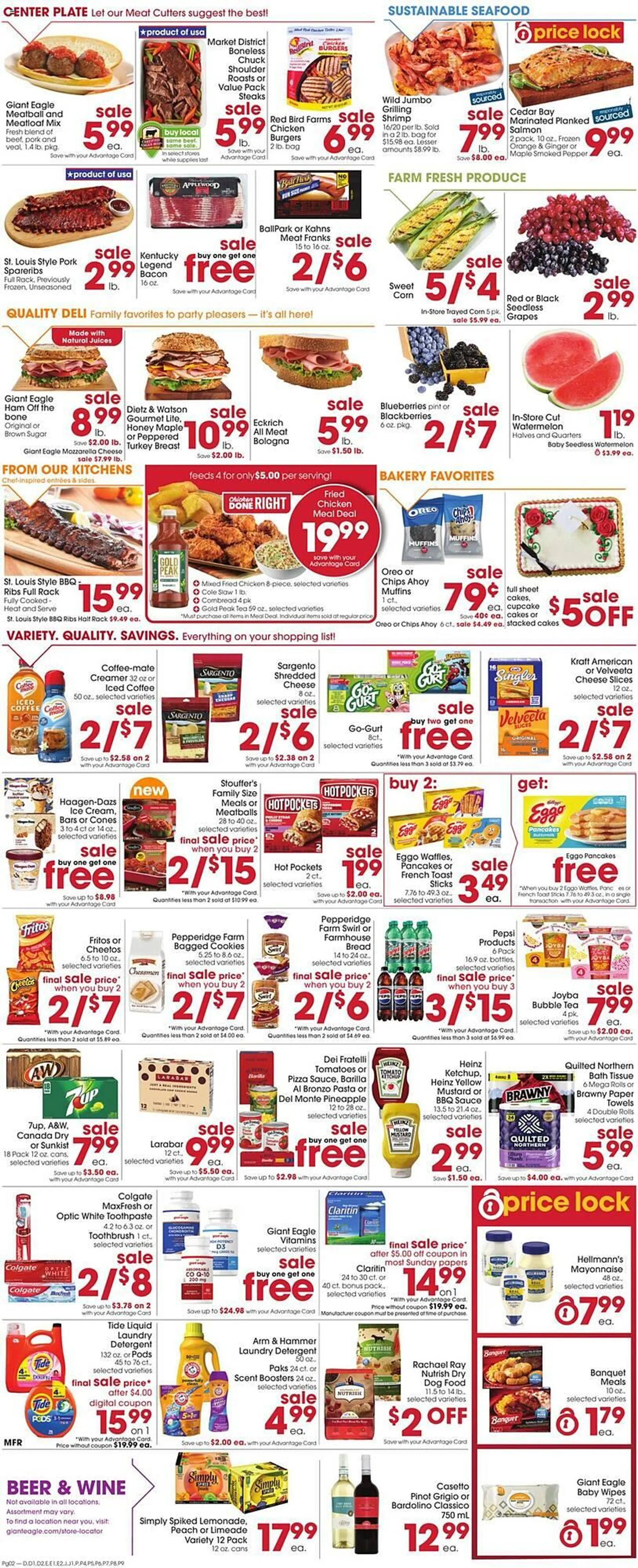 Weekly ad Giant Eagle Weekly Ad from April 25 to May 1 2024 - Page 2