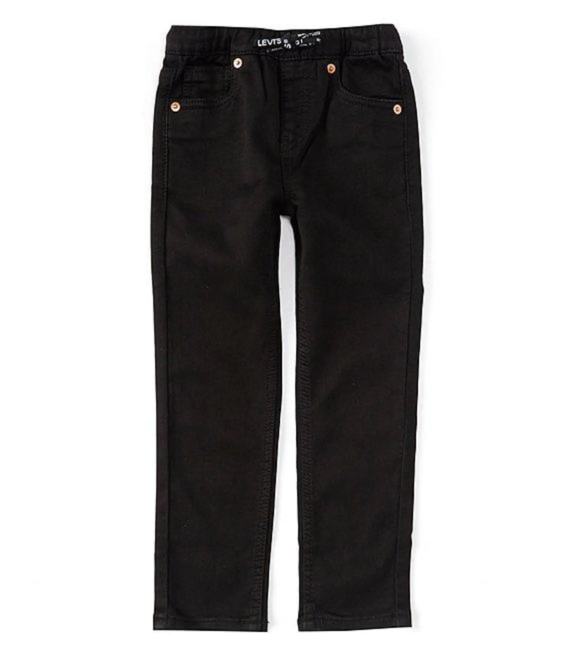 Levi's® Little Boys Skinny-Fit Printed Drawstring Pull-On Denim Pants