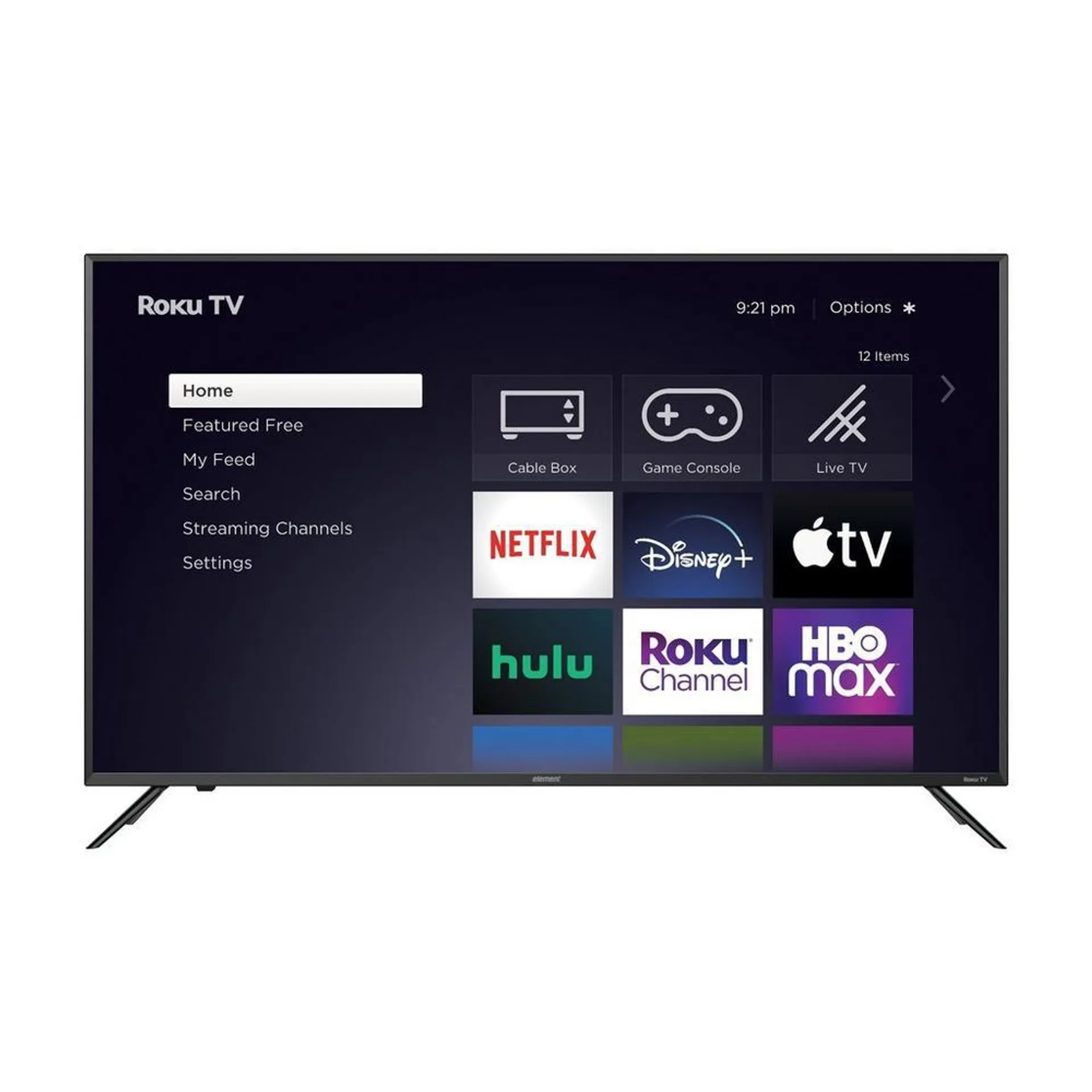 50" Element TV w/ 4K Ultra HD Resolution & Roku Streaming