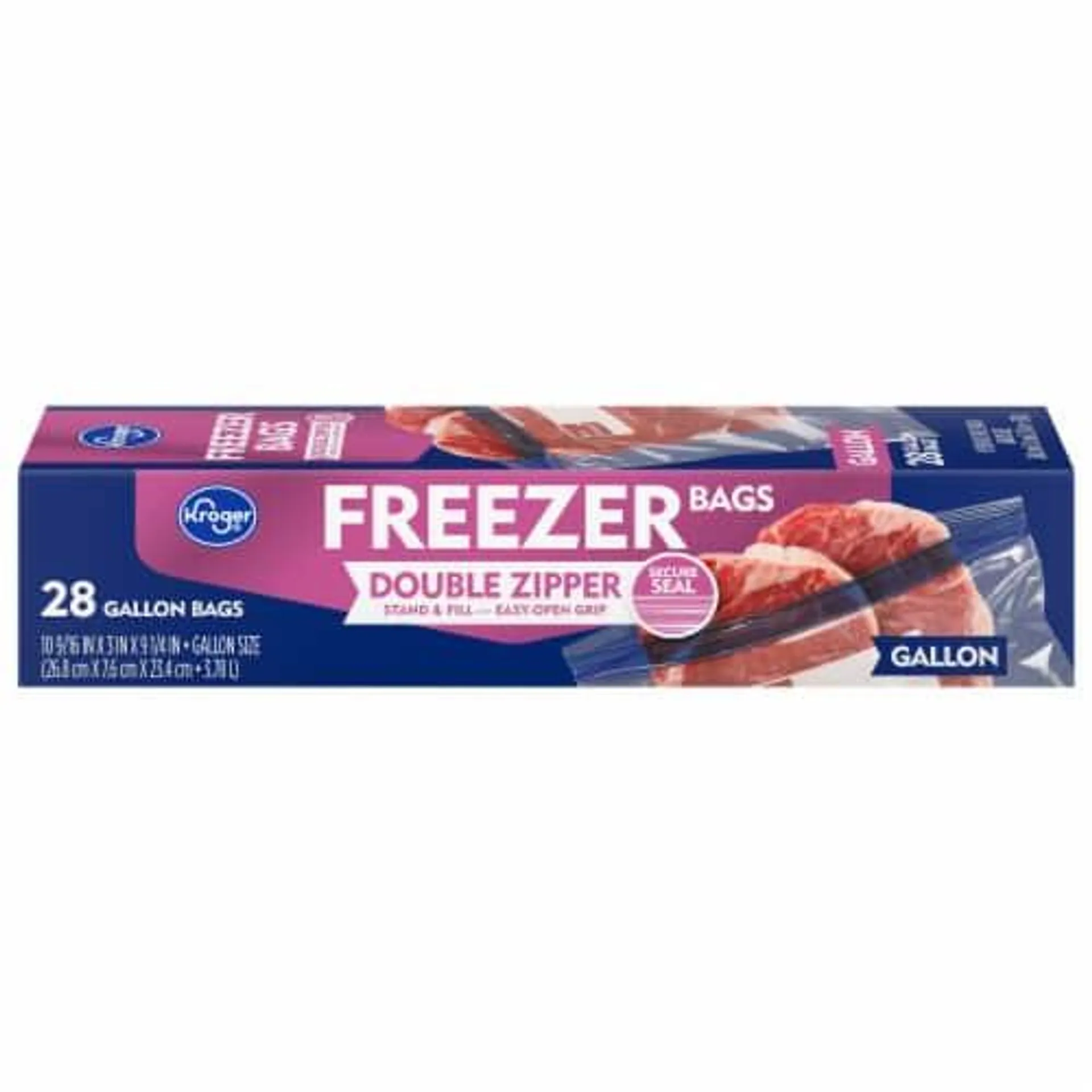 Kroger® Reclosable Gallon Freezer Bags