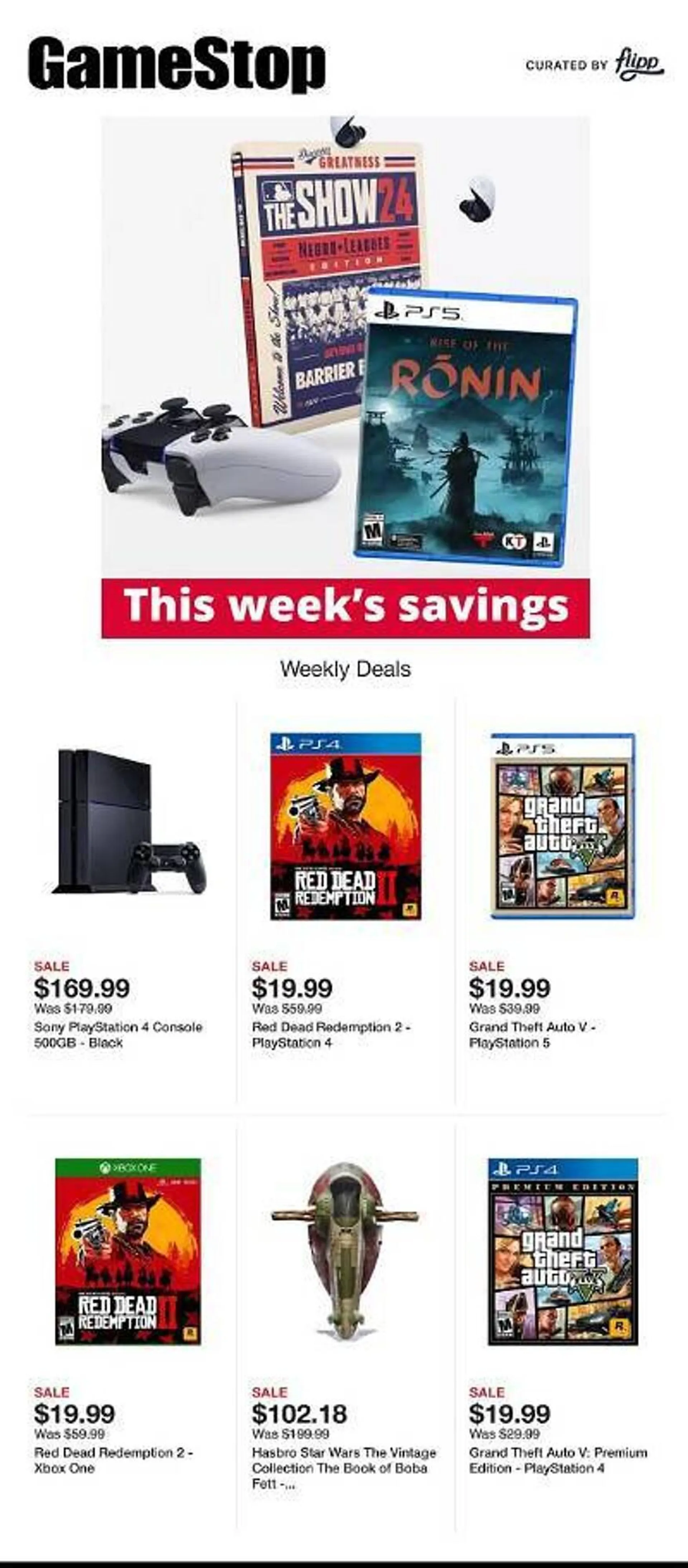 Game Stop Weekly Ad - 1
