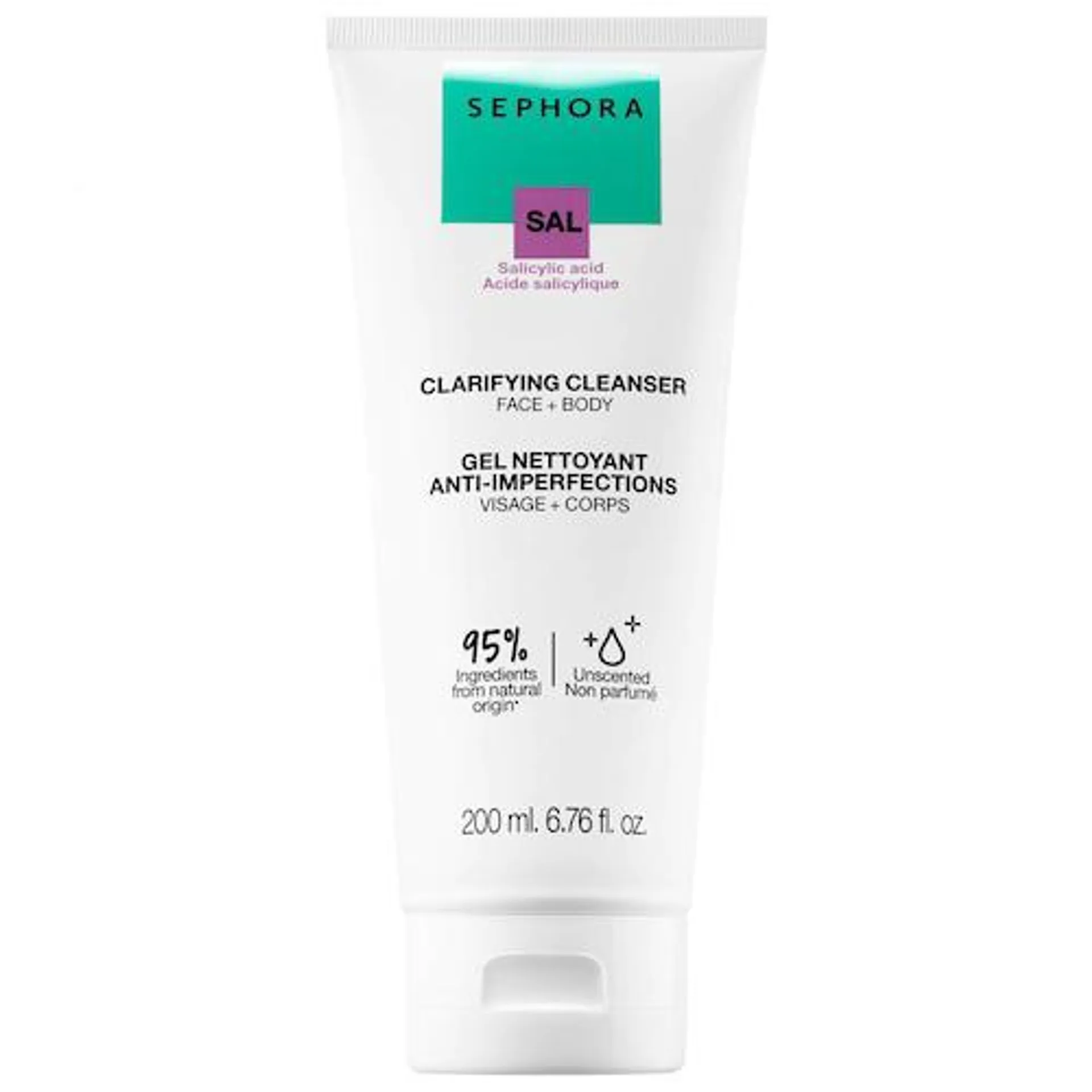 Clarifying Face & Body Cleanser with Salicylic Acid