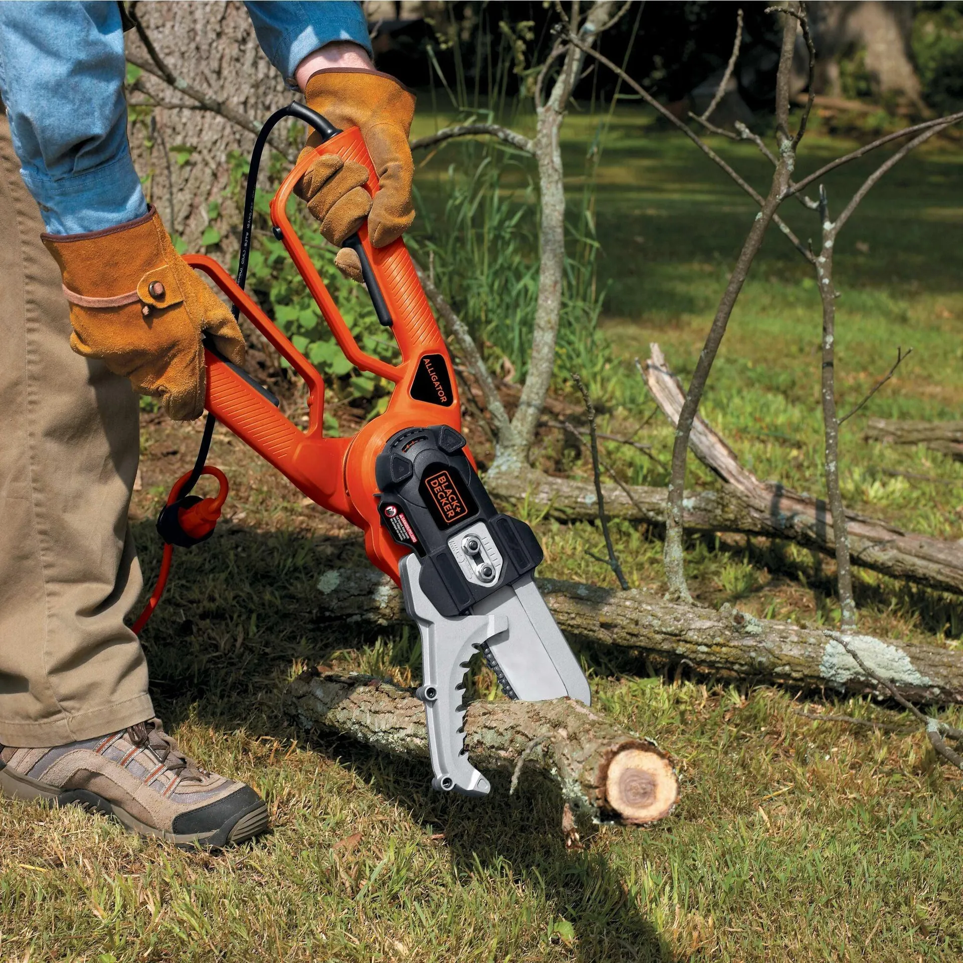 Electric Lopper Chain Saw, 4.5-Amp