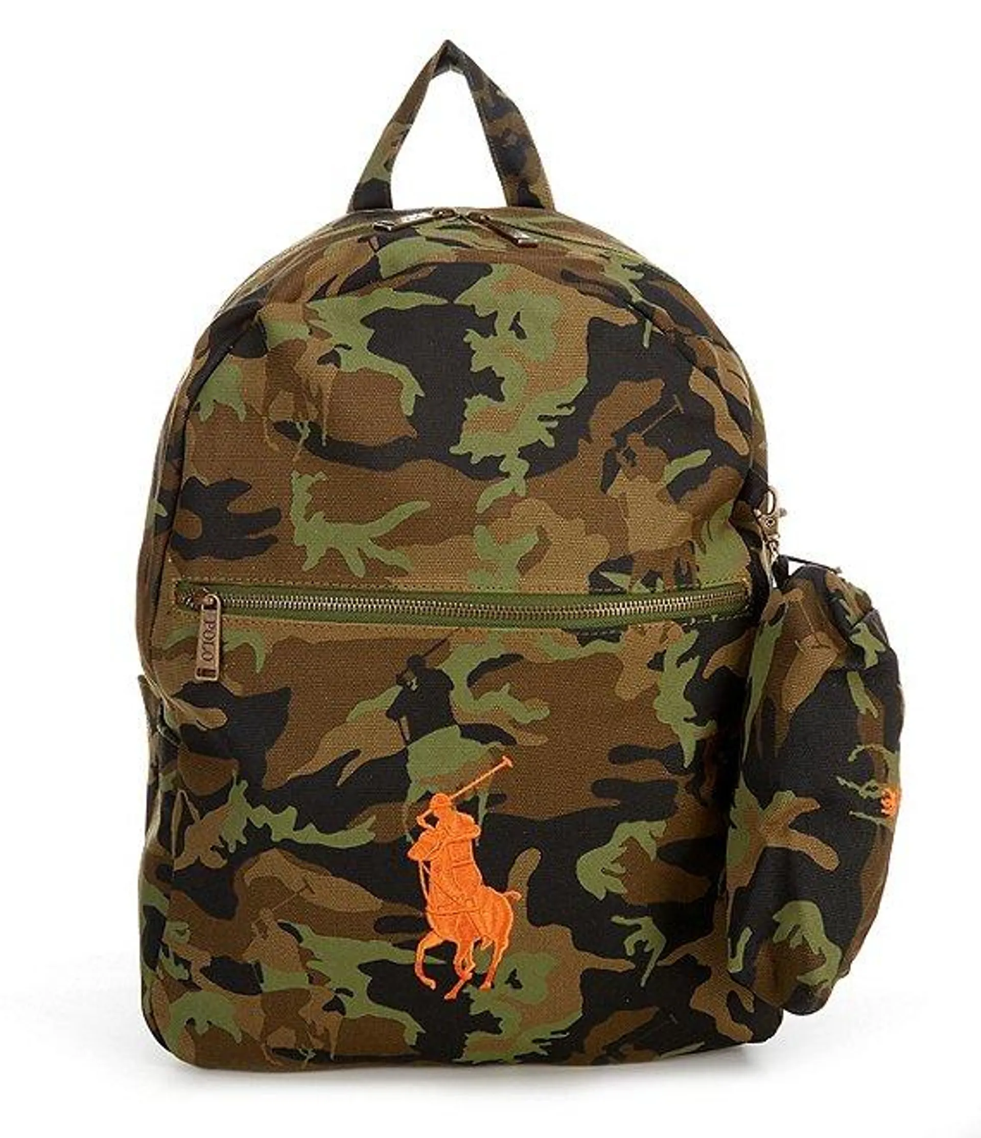 Camouflage Canvas School Backpack