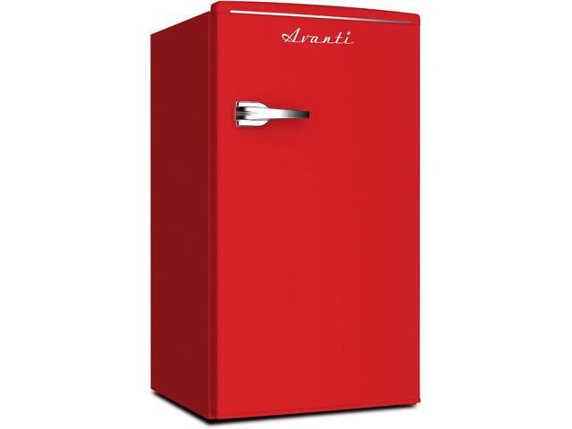 Avanti RMRS31X5R 3.1 Cu. Ft. Red Compact Retro Style Refrigerator
