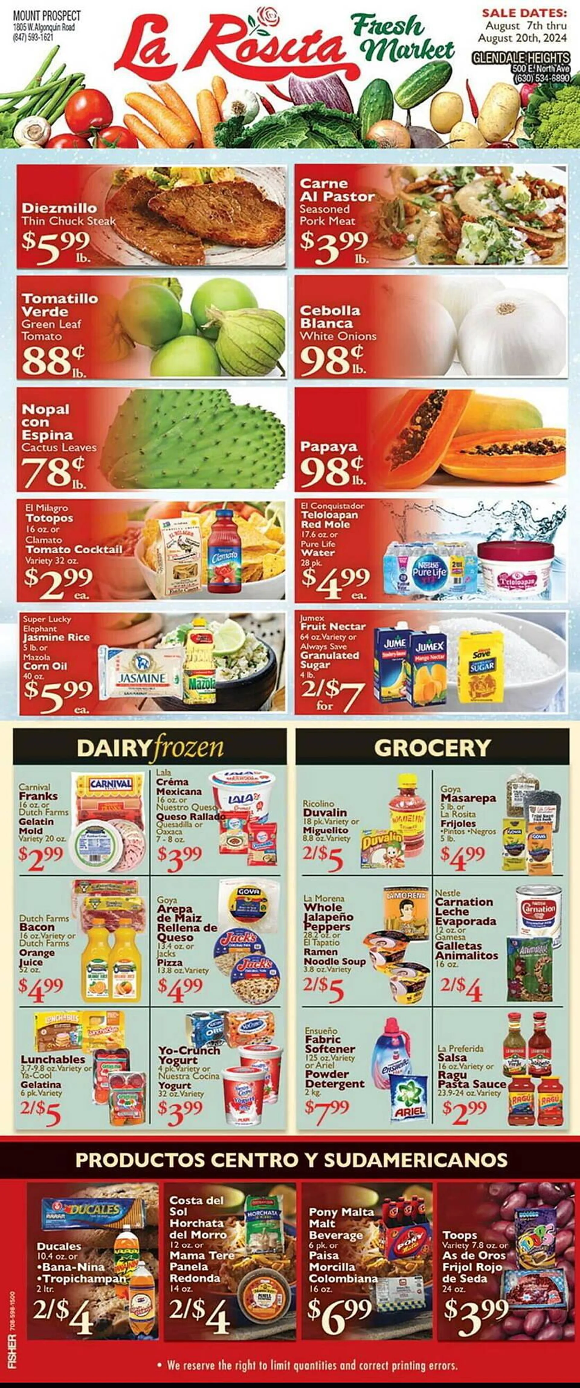 La Rosita Fresh Market Weekly Ad - 1