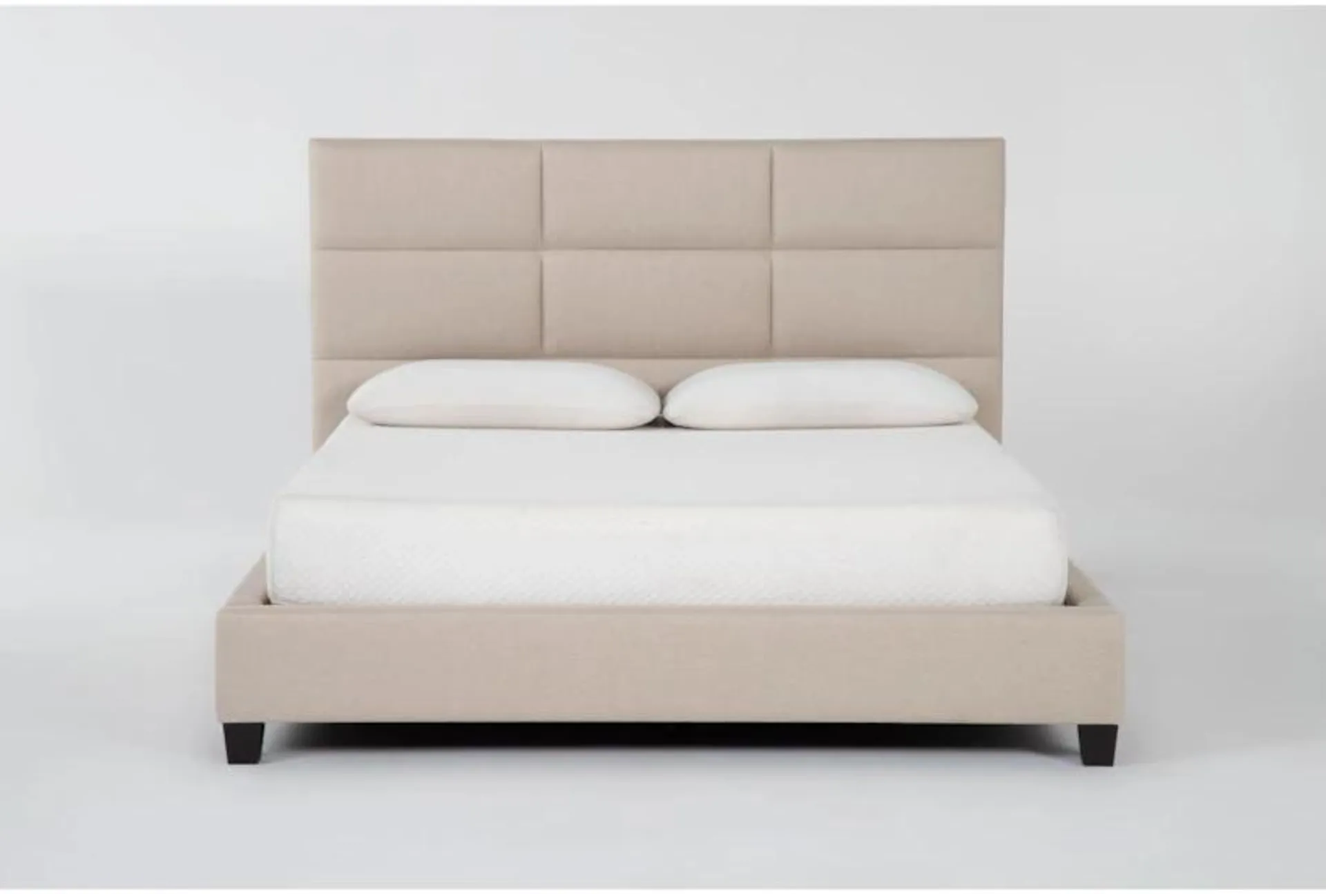 Oliver Queen Upholstered Panel Bed