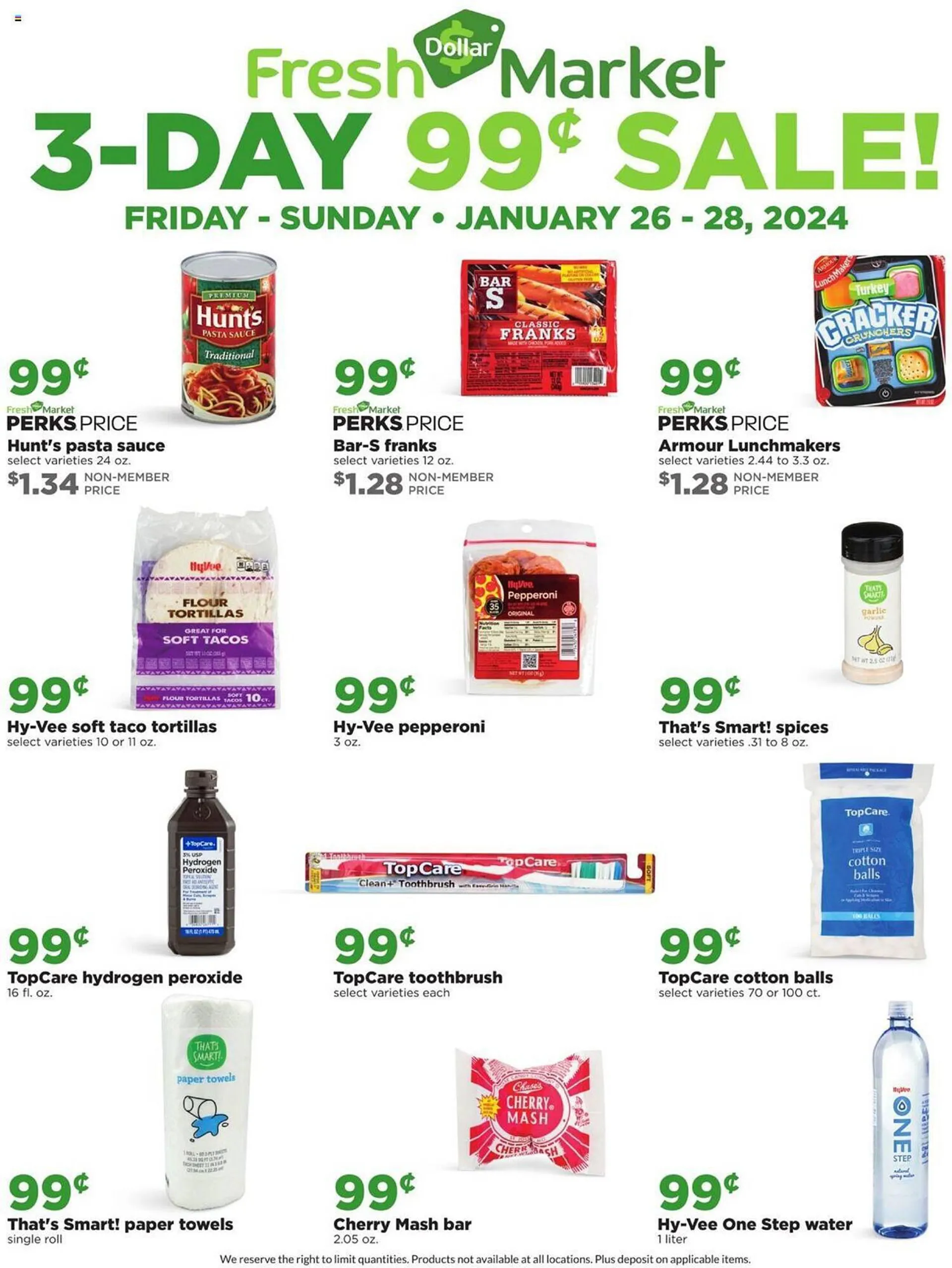 Weekly ad Dollar Fresh Market Weekly Ad from January 26 to January 28 2024 - Page 2