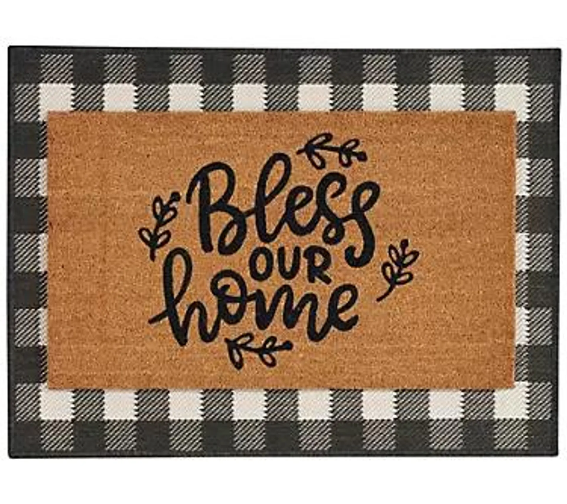 Nourison Layered 2-Piece Coir and Woven Seasonal Doormats