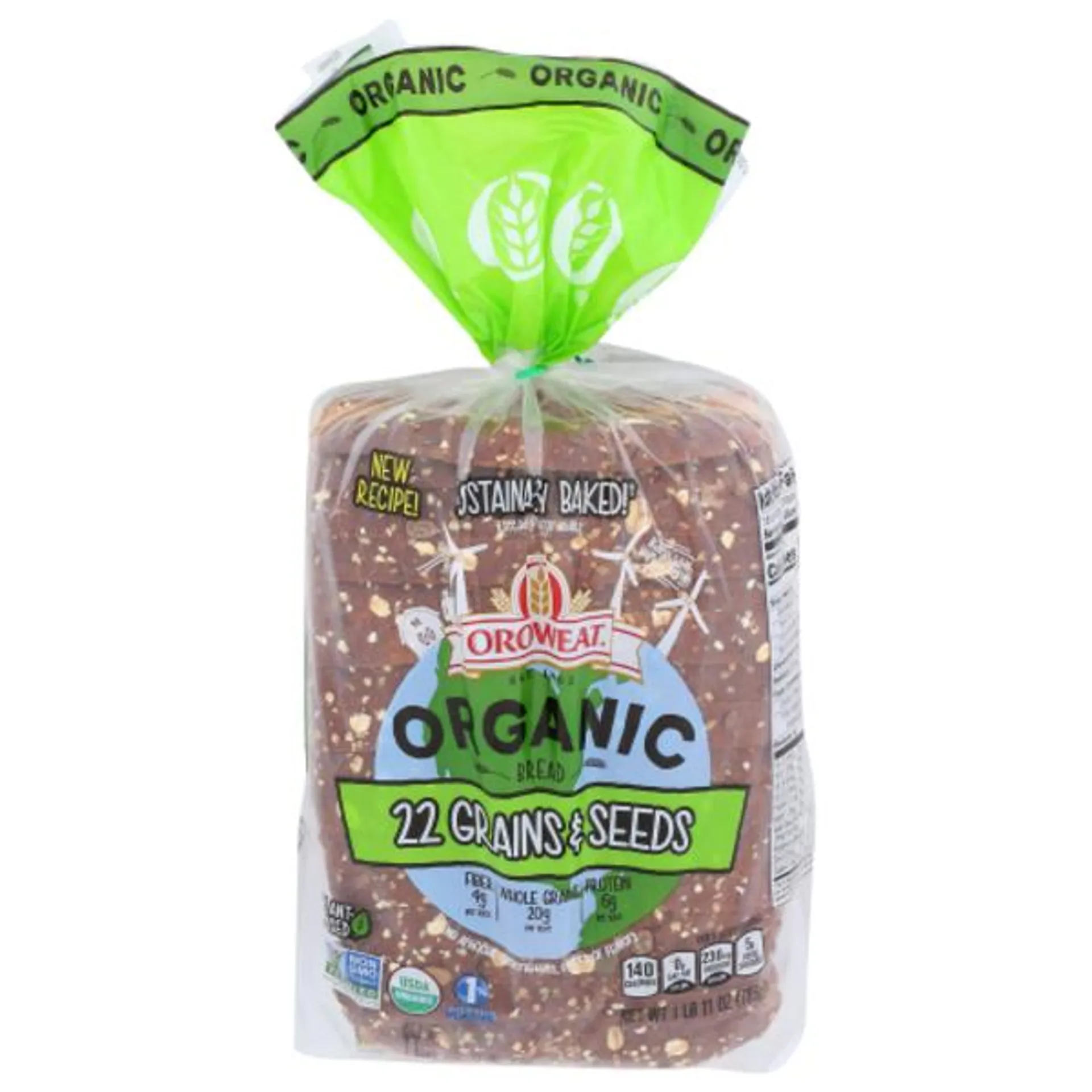 Oroweat / Arnold Organic 22 Grains & Seed Bread