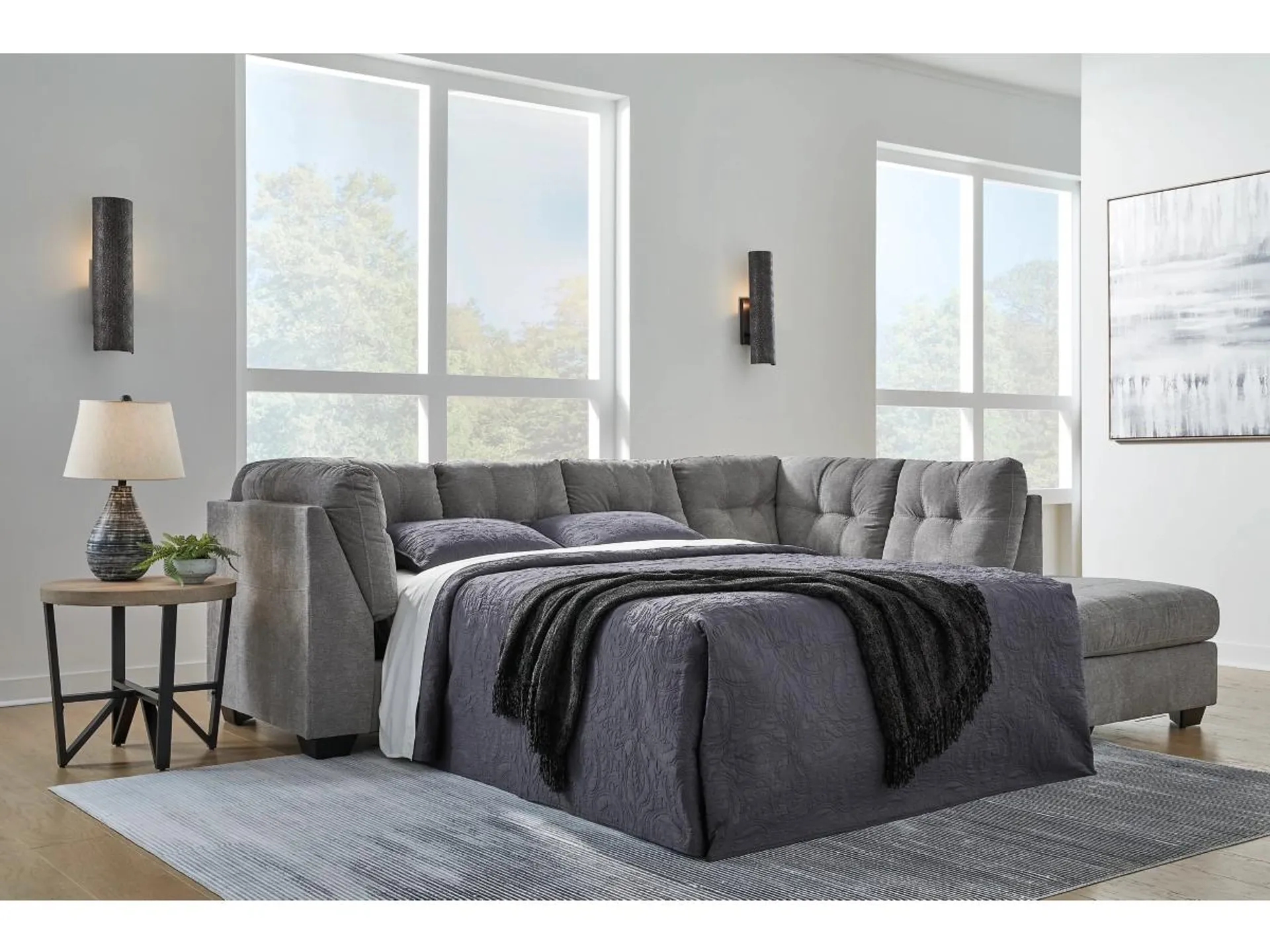 Marleton 2-Piece Sleeper Sectional with Chaise