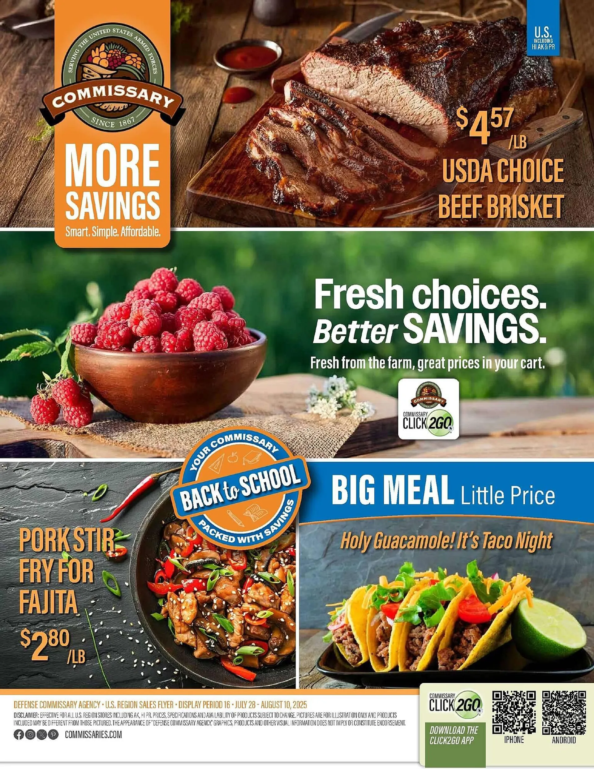 Weekly ad Commissary Weekly Ad from July 28 to August 10 2025 - Page 1