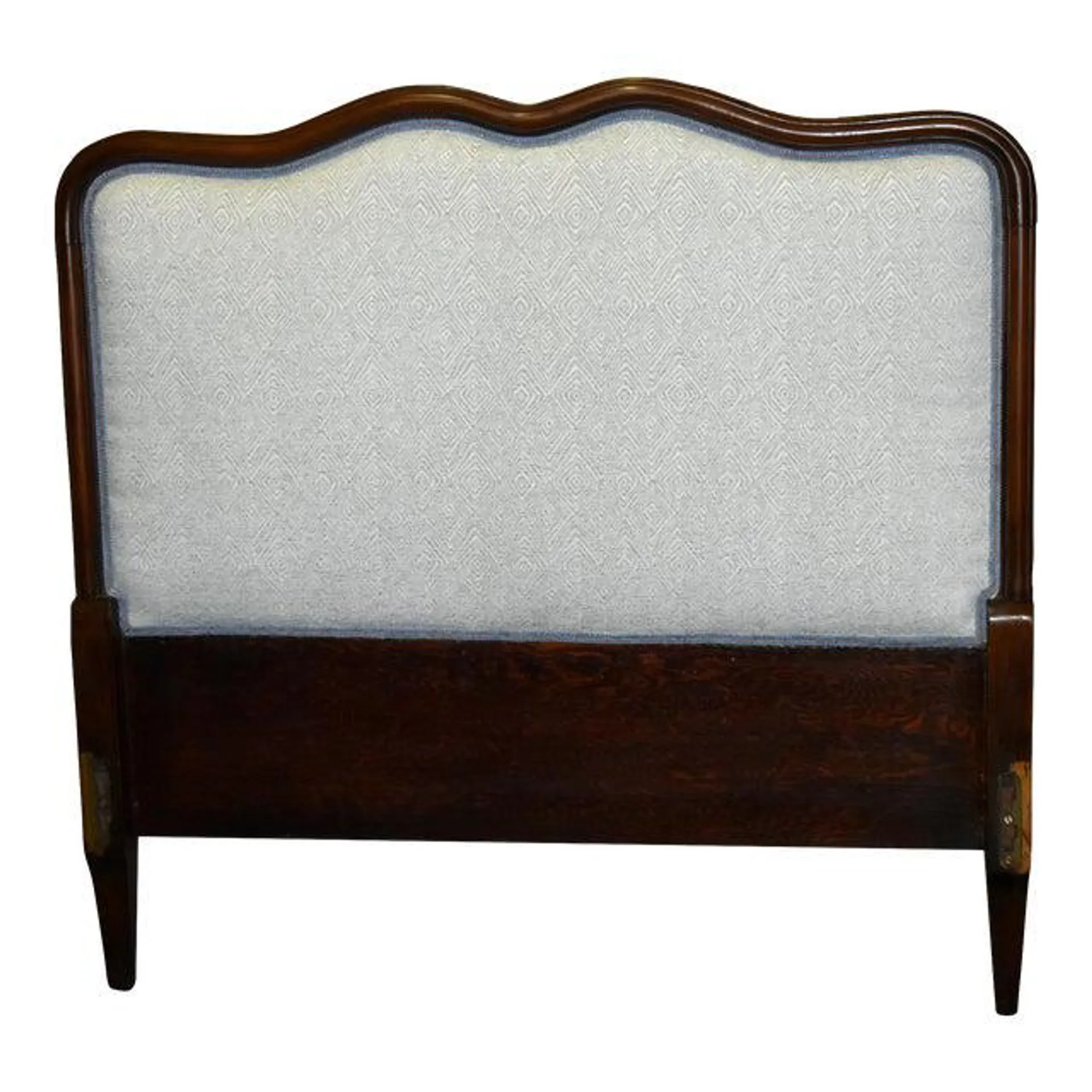 Vintage French Provincial Upholstered Twin Size Headboard