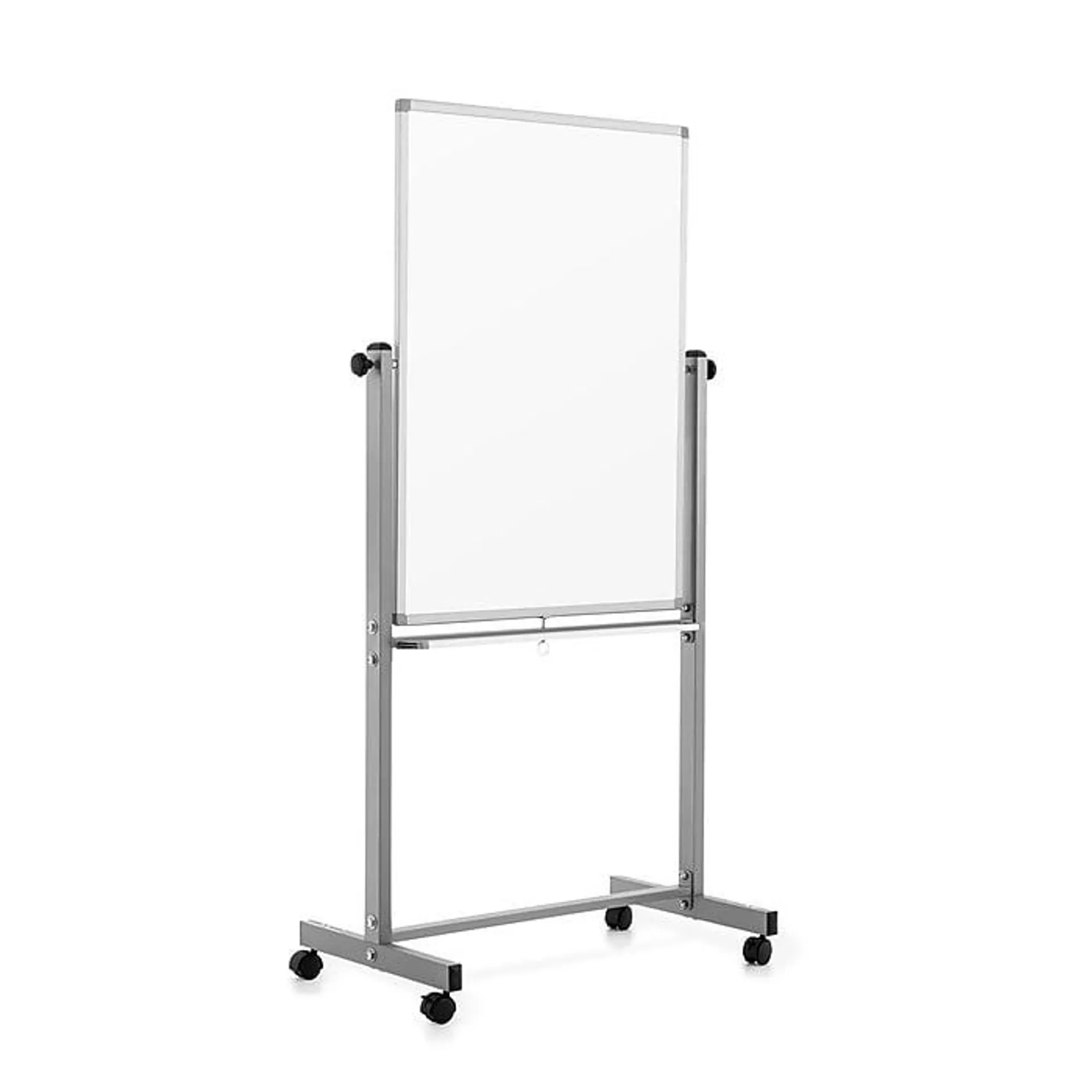 Luxor Double Sided Magnetic Porcelain Mobile Dry-Erase Whiteboard Easel,