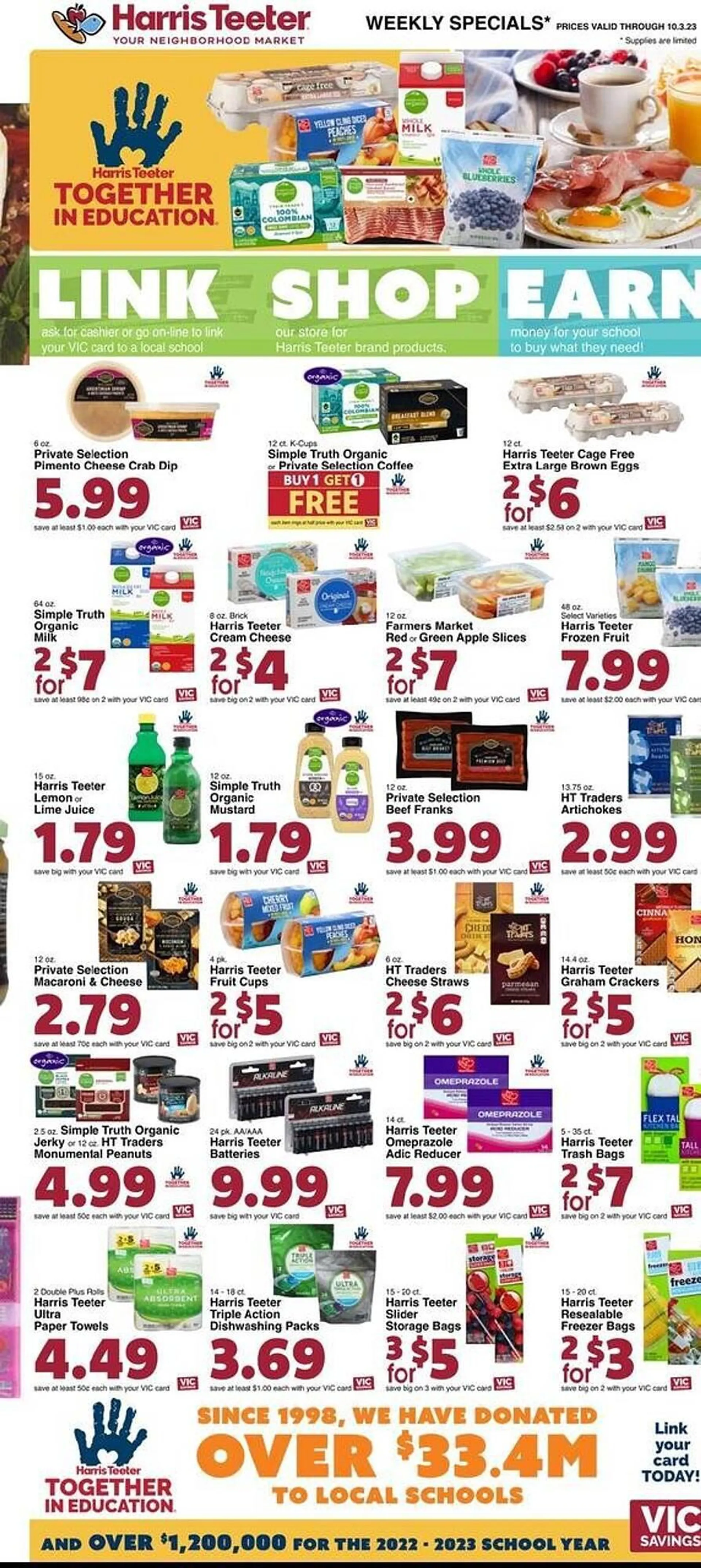 Weekly ad Harris Teeter Weekly Ad from September 27 to October 3 2023 - Page 16