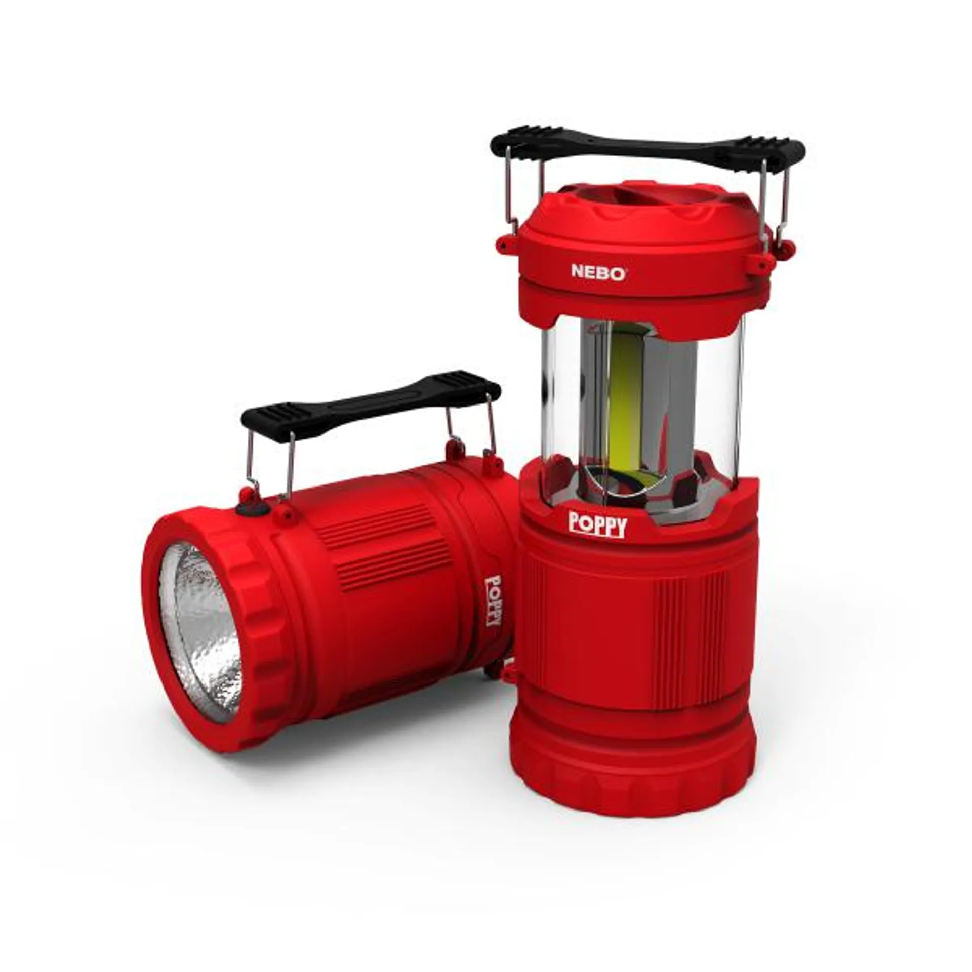 Poppy Lantern and Spotlight - Red