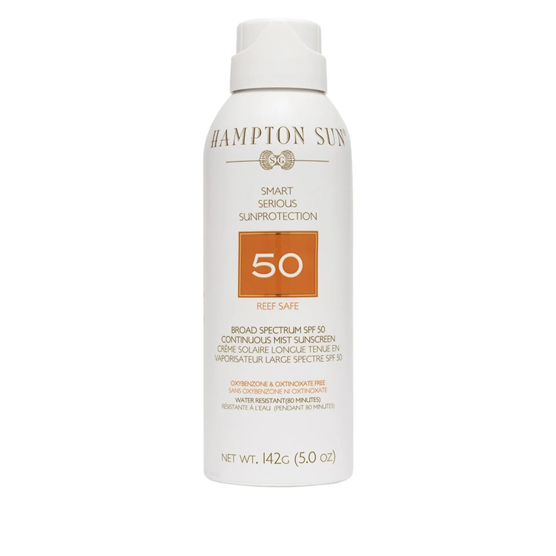 Hampton Sun Broad Spectrum SPF 50 Continuous Mist Sunscreen