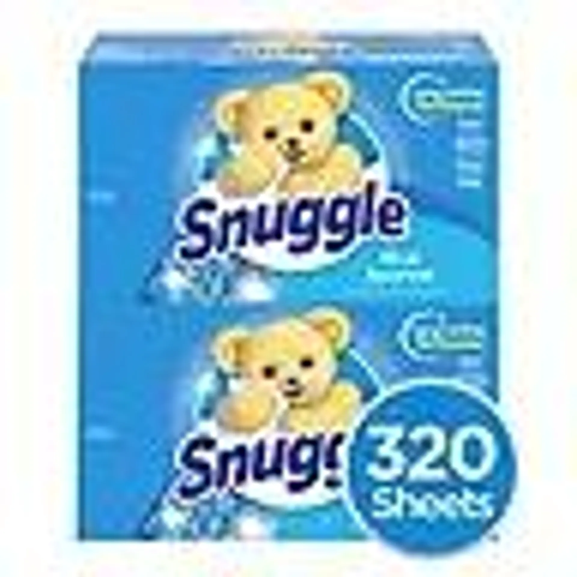 Snuggle Fabric Softener Dryer Sheets, Blue Sparkle, 320 ct.