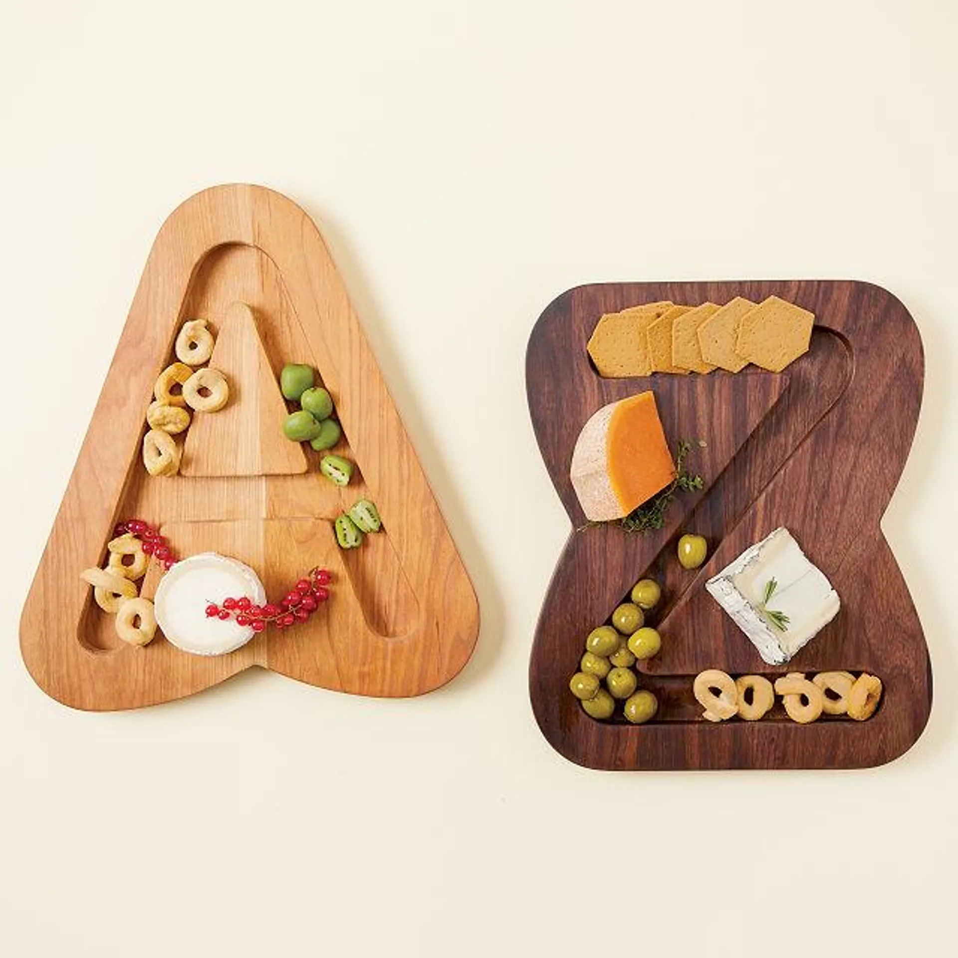 Monogram Cheese & Crackers Serving Board